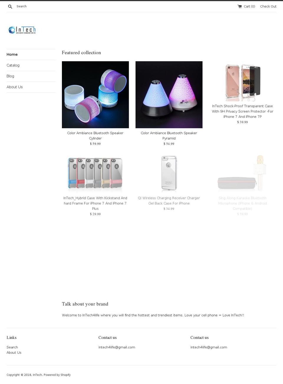 intech4life.com — Shopify storefront screenshot