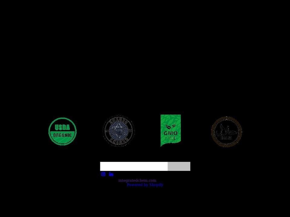integratedchem.com shopify website screenshot