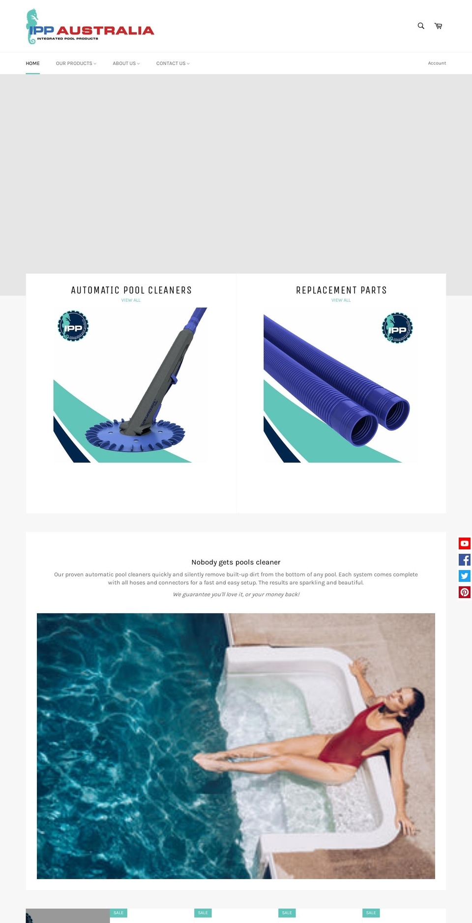 Poseidon By Overweave Shopify theme site example integratedpoolproducts.com.au