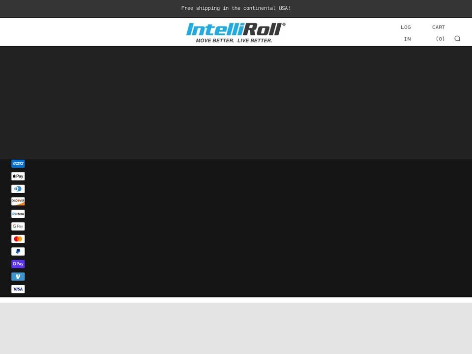 intelliroll.com shopify website screenshot