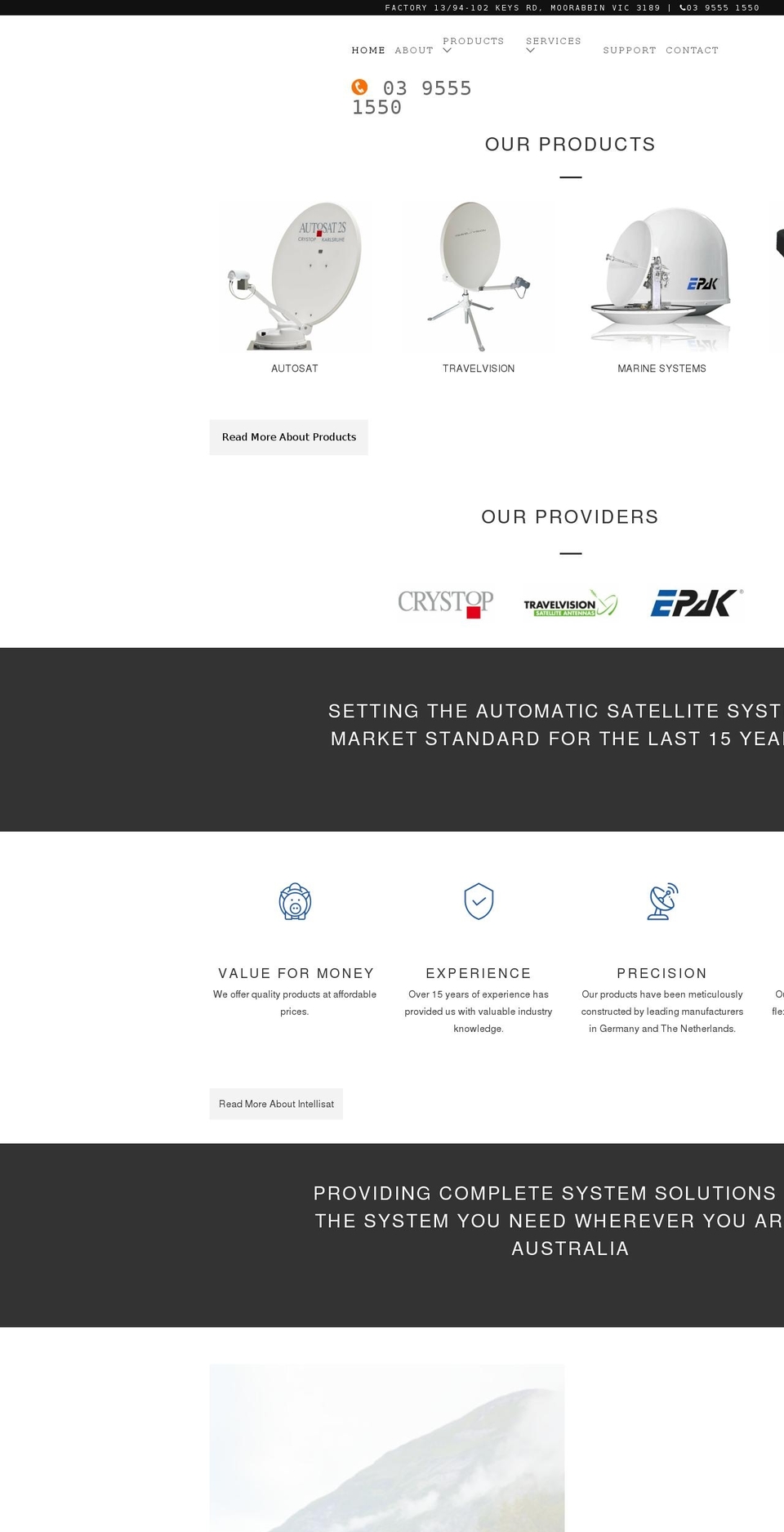 intellisat.com.au shopify website screenshot