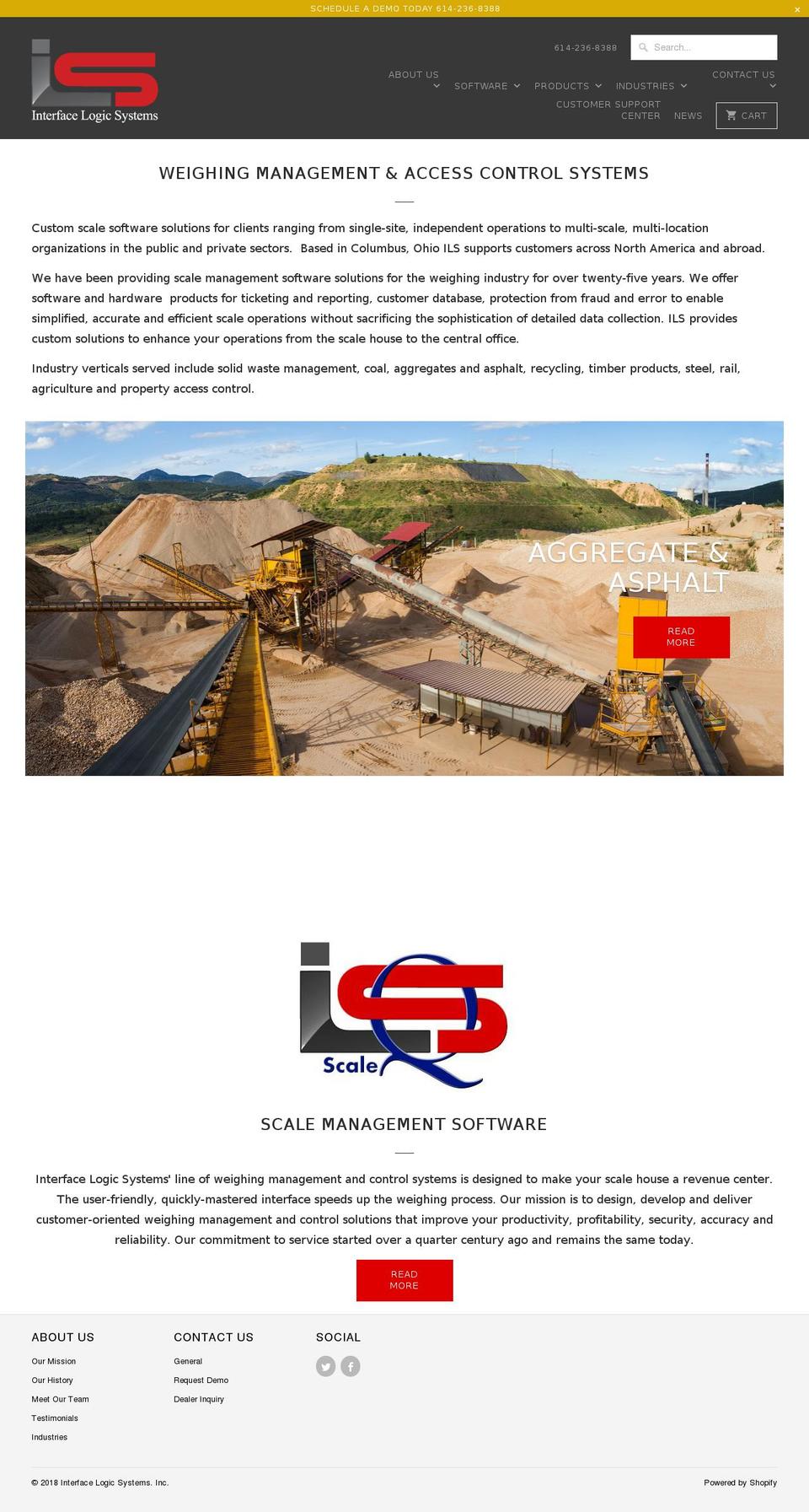 interfacelogic.com shopify website screenshot