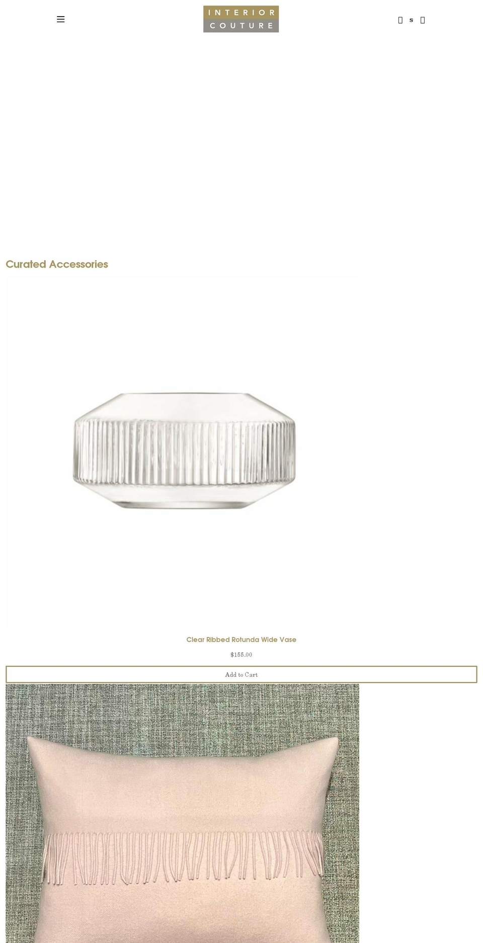 interiorcouture.ca shopify website screenshot