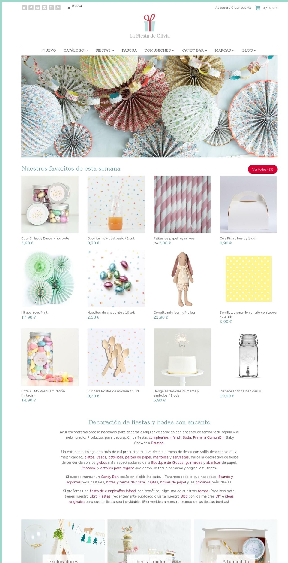 interioresydecoracion.es shopify website screenshot