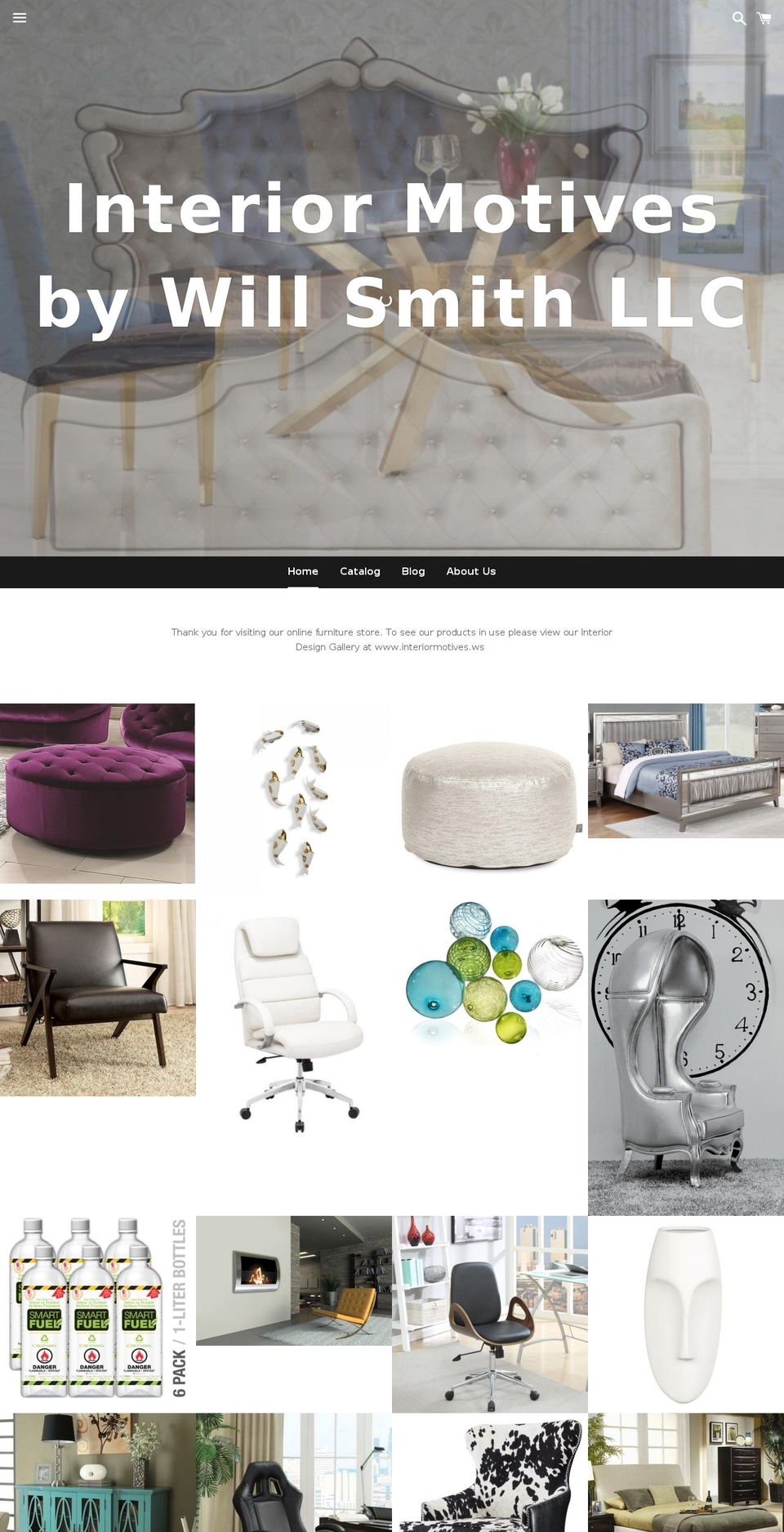 interiormotivesfurniture.com shopify website screenshot
