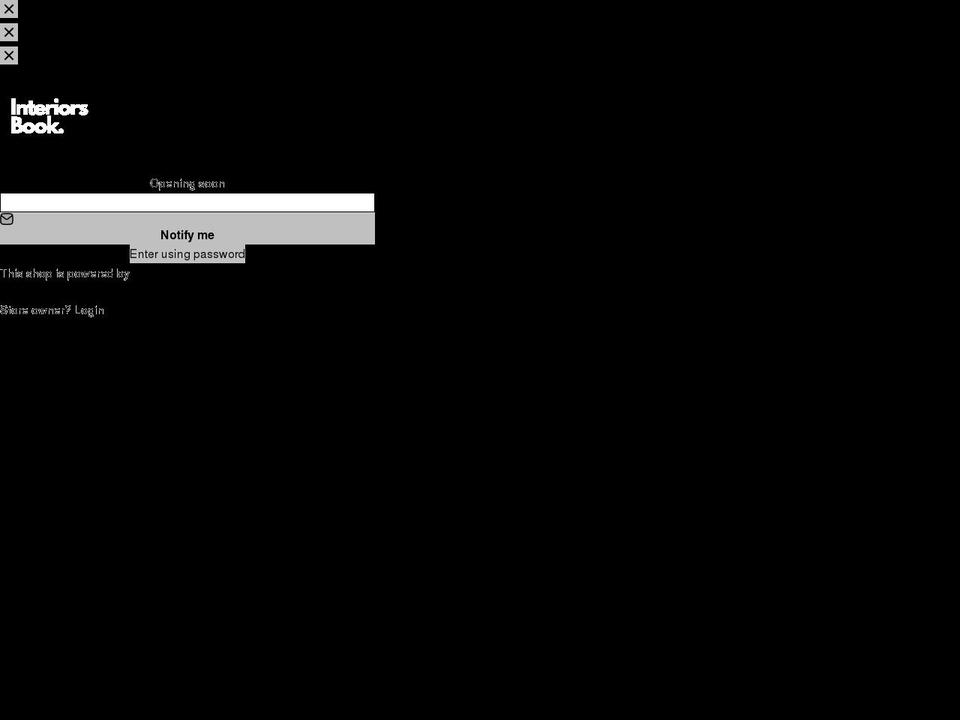 interiorsbook.com shopify website screenshot