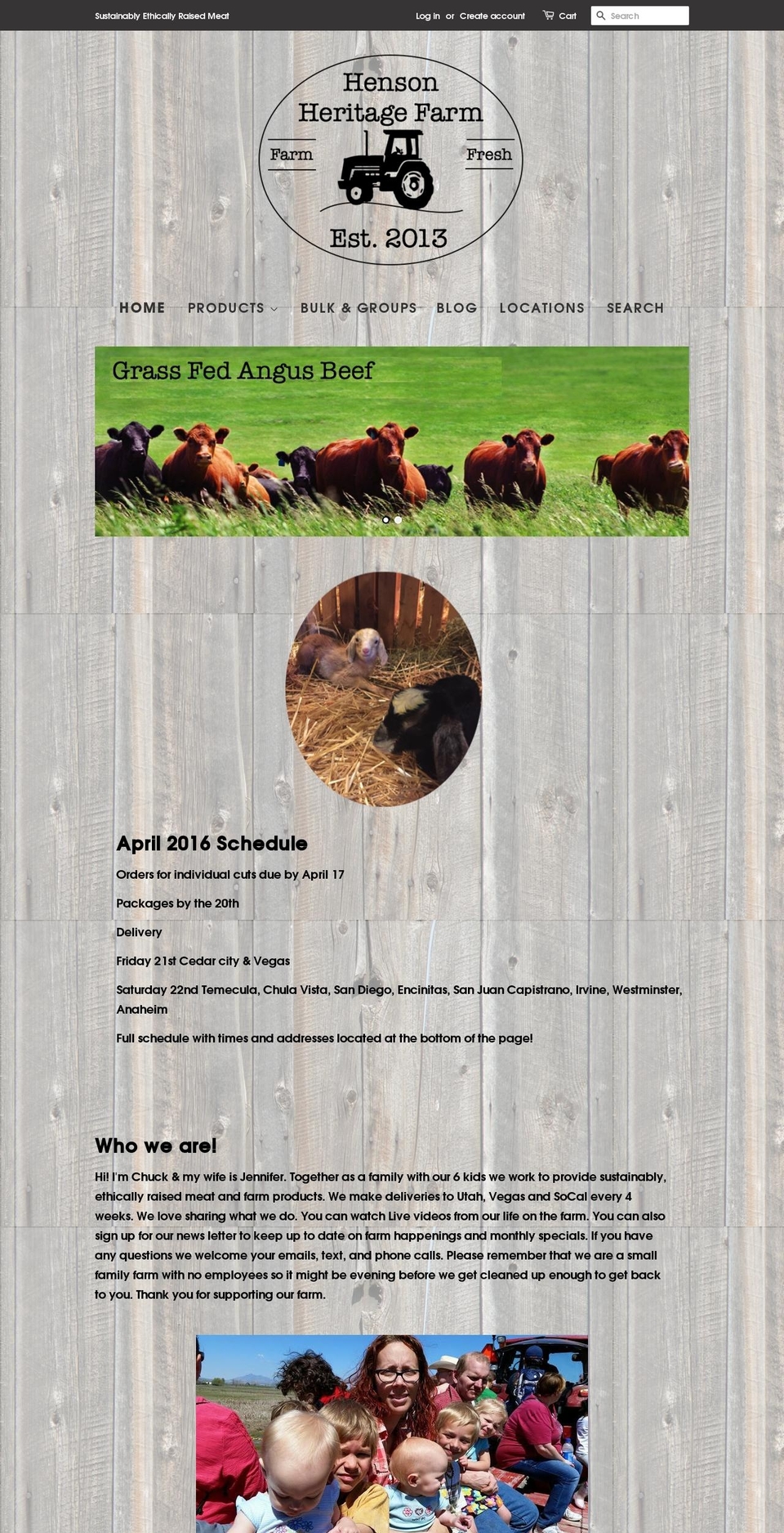 intermountainfamilyfarms.com shopify website screenshot