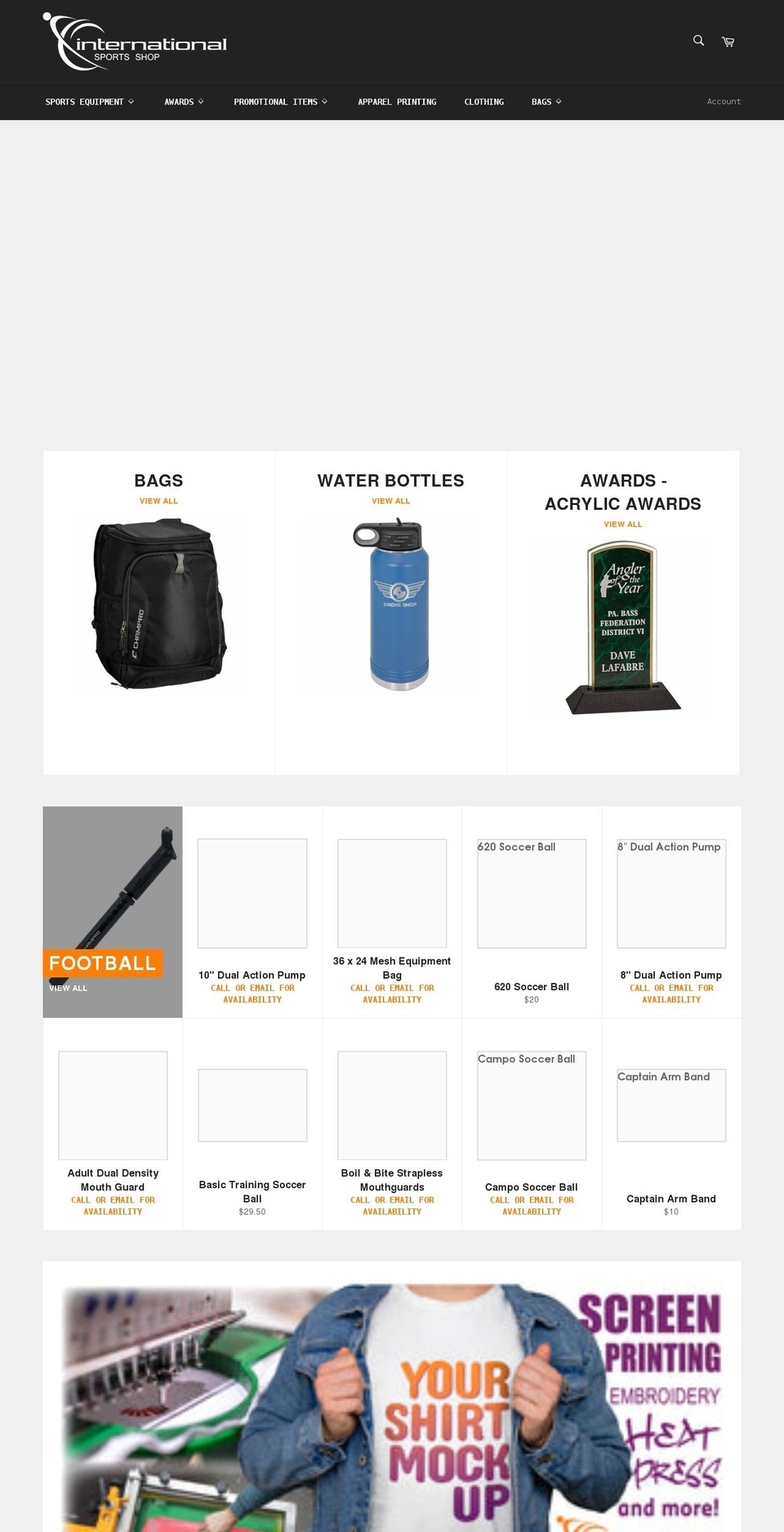 international-sports-shop-ltd.myshopify.com shopify website screenshot