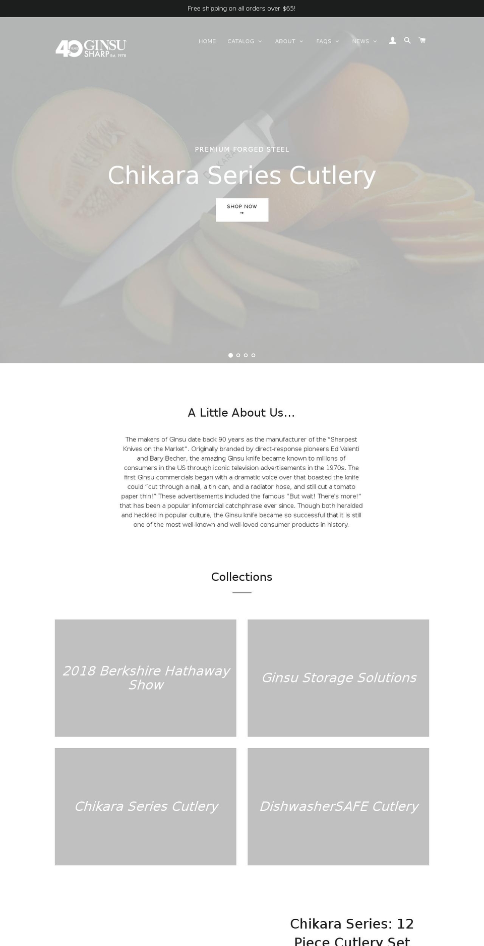 internationalcutleryassociation.org shopify website screenshot