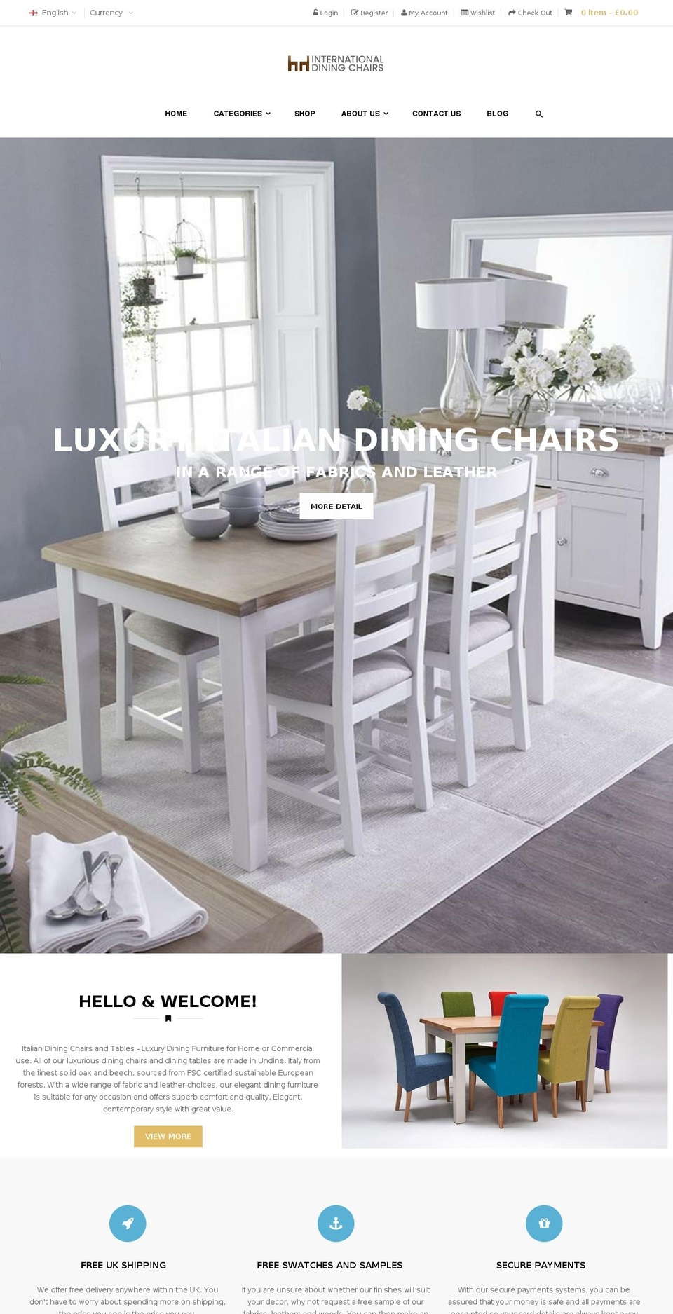 rojo-1 Shopify theme site example internationaldiningchairs.com