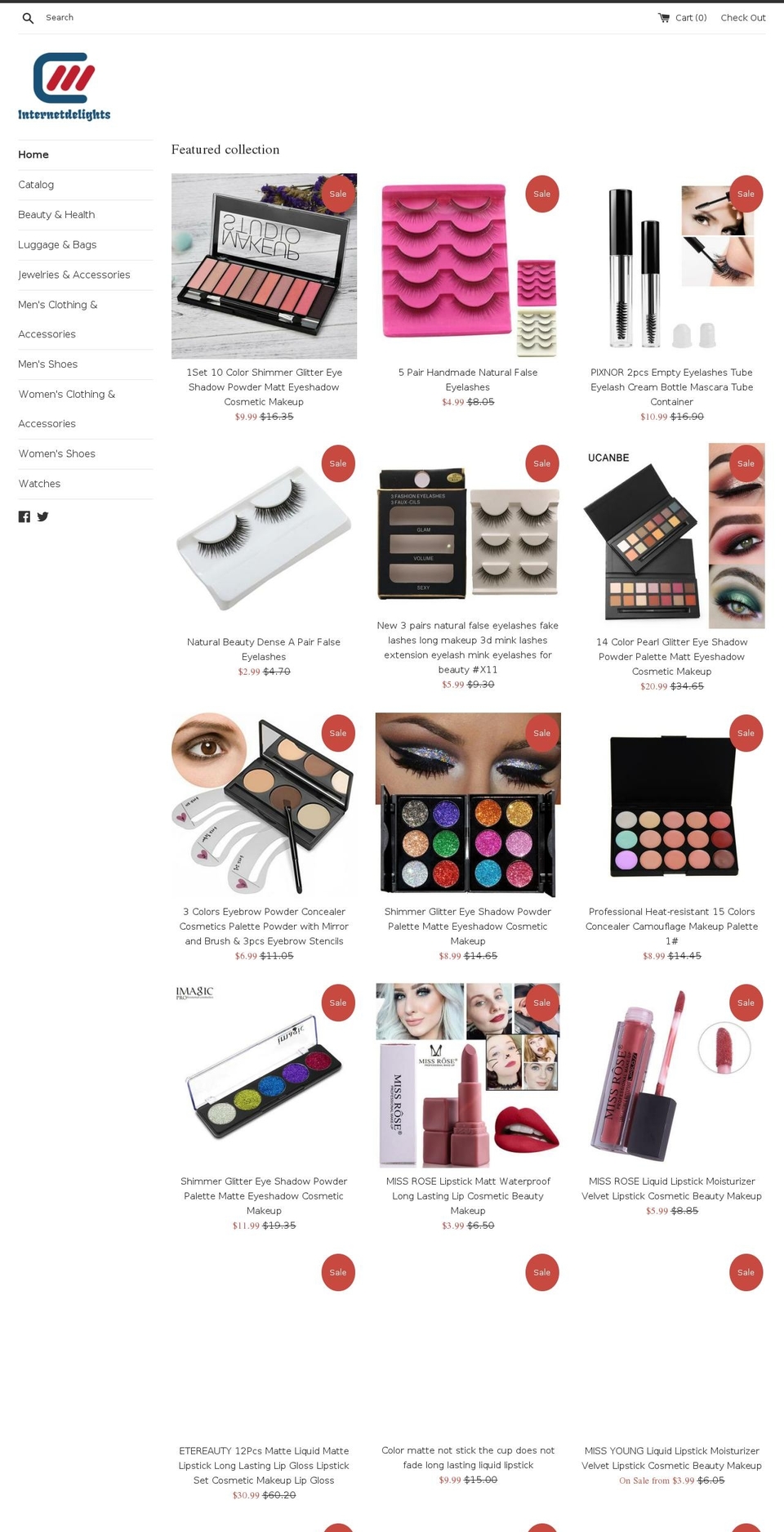 internetdelights.myshopify.com shopify website screenshot