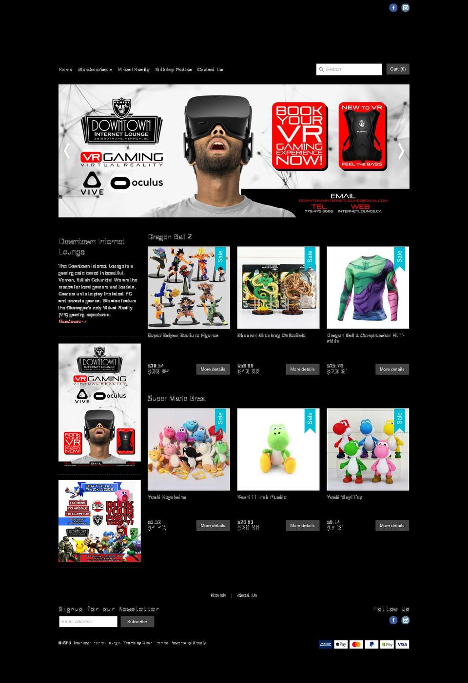 internetlounge.ca shopify website screenshot