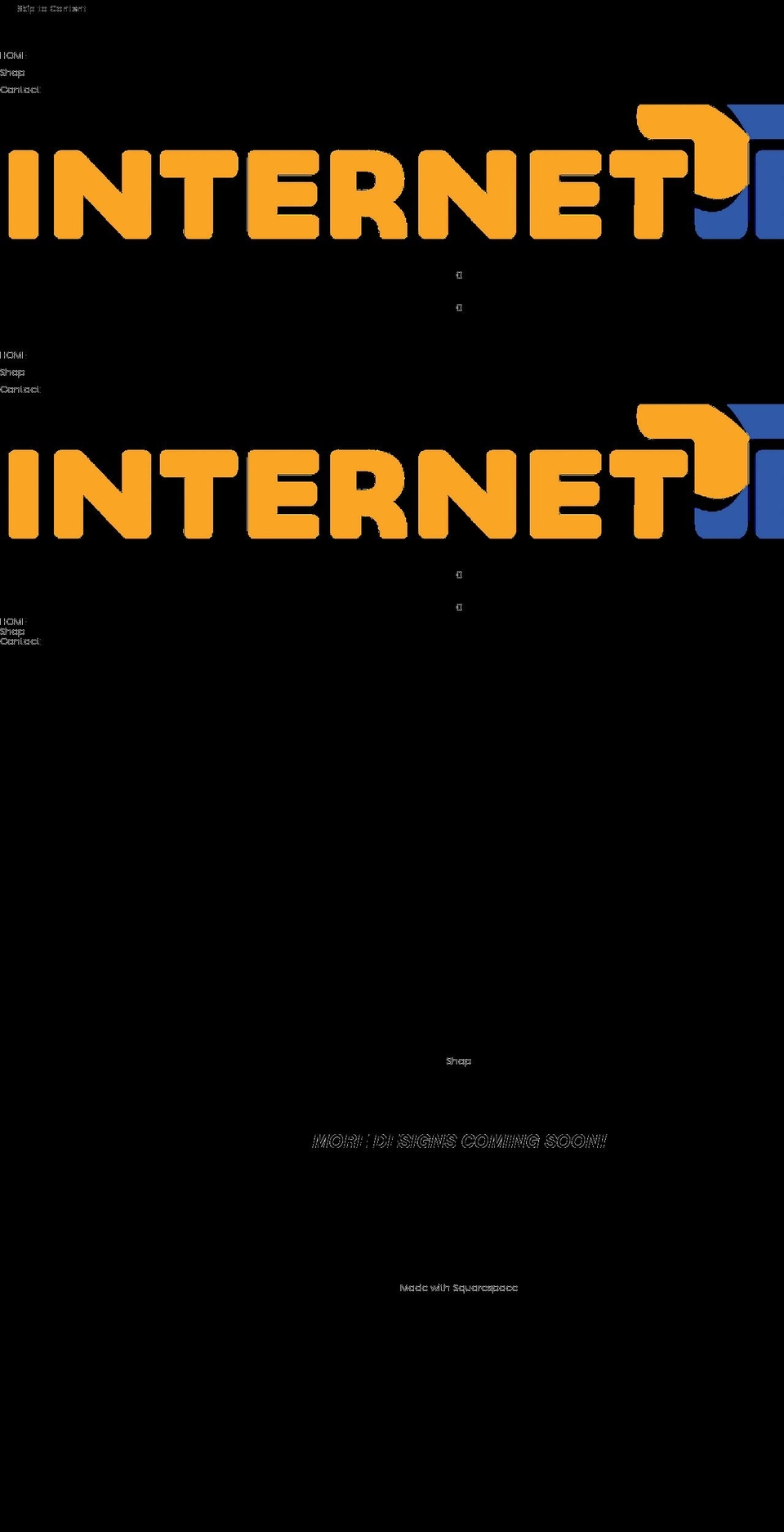 internettee.com — Shopify storefront screenshot