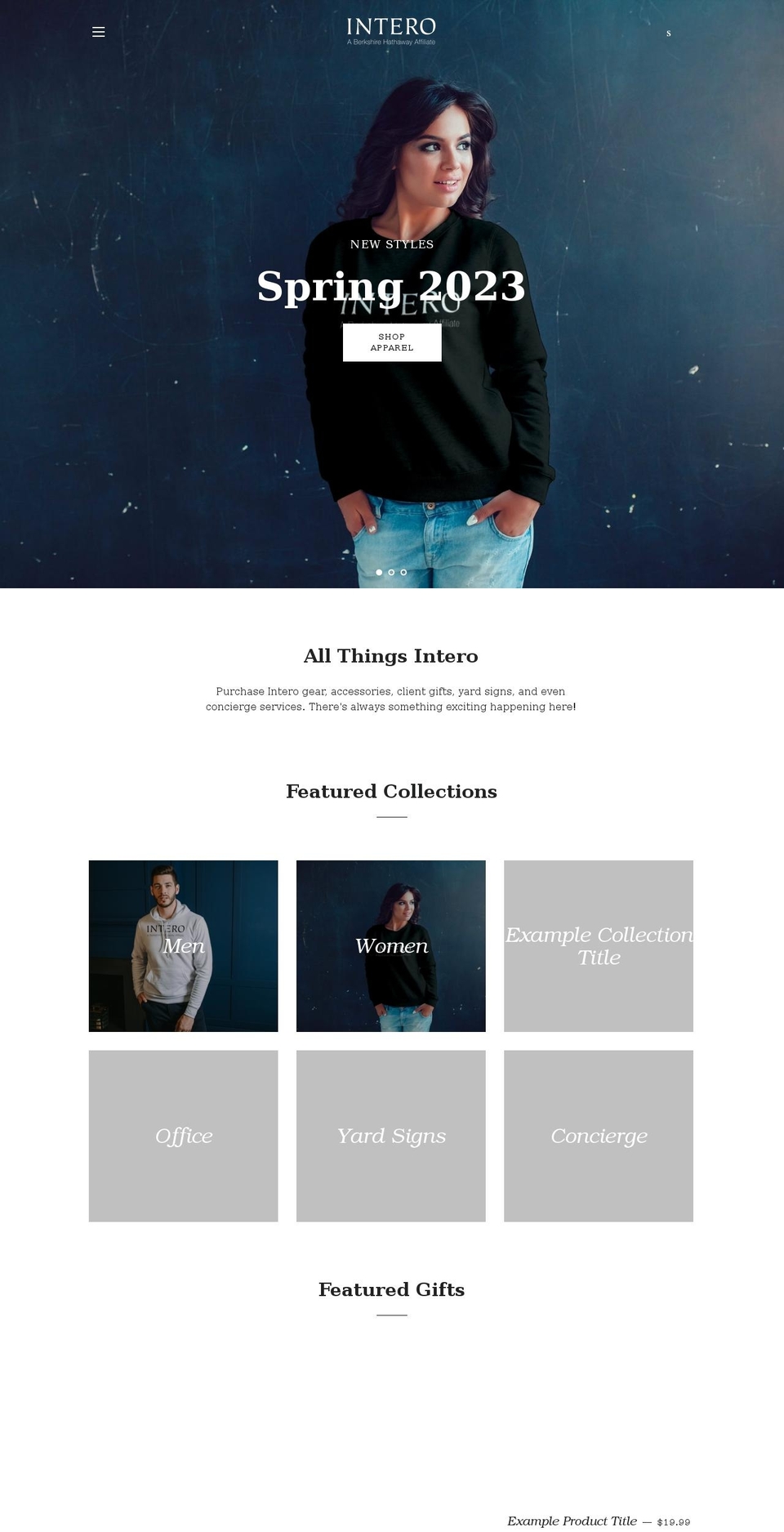 interohoustonstore.com shopify website screenshot
