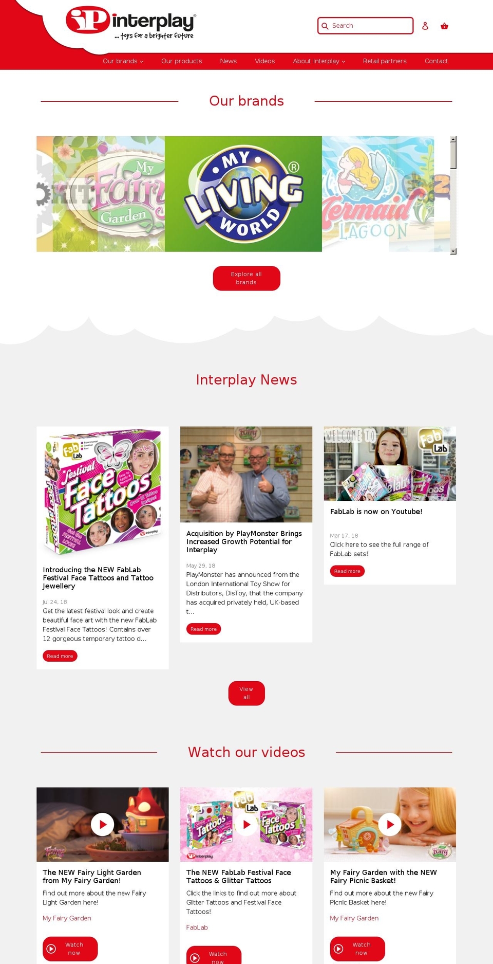 interplayuk.com — Shopify storefront screenshot