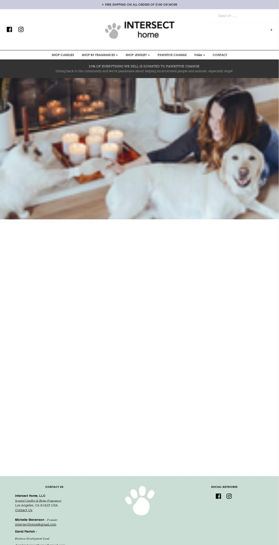 intersecthome.com — Shopify storefront screenshot