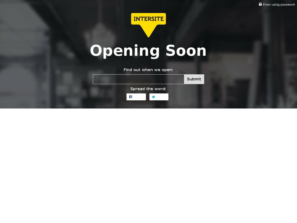 intersite-uk.net shopify website screenshot