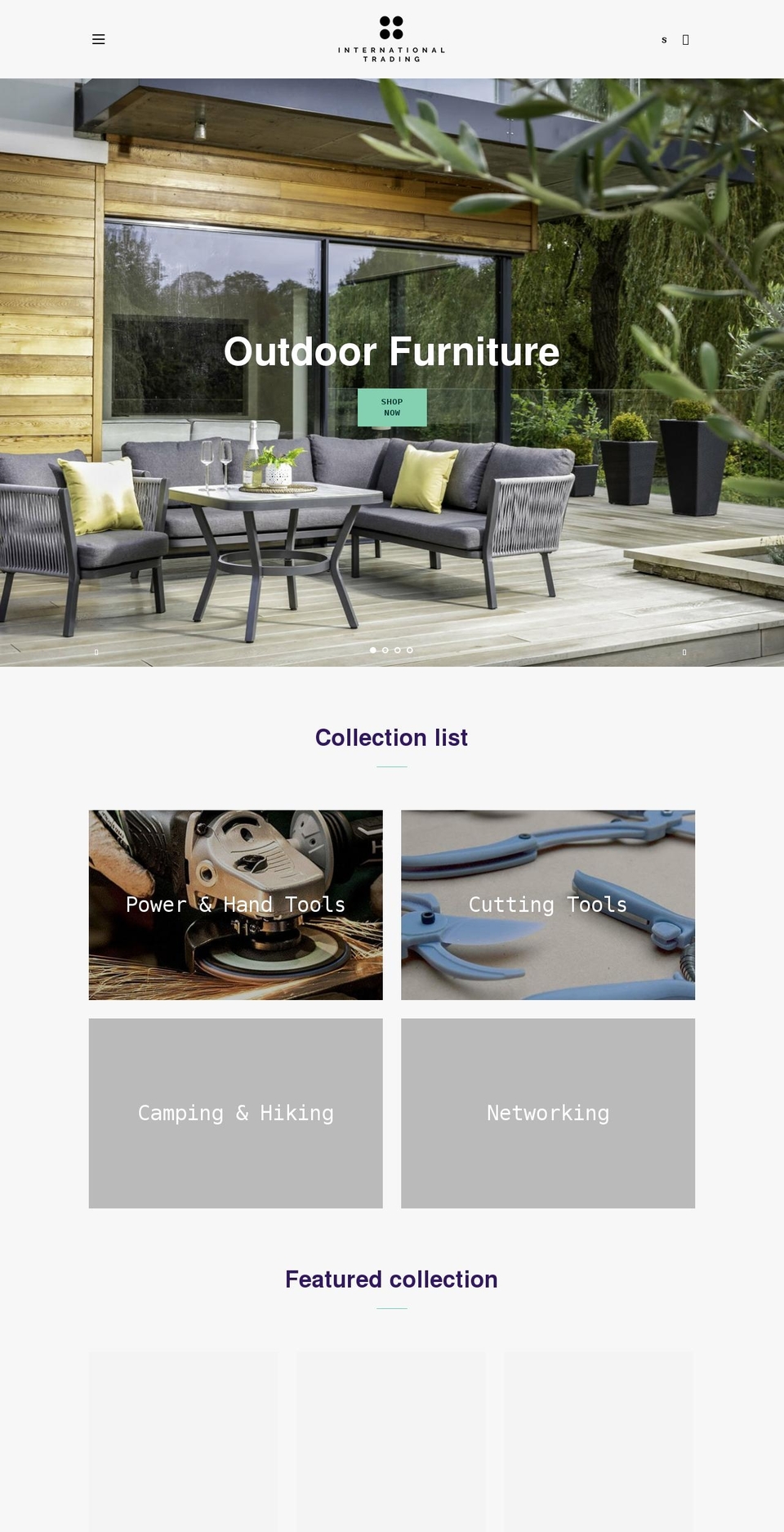 intertranding.com shopify website screenshot