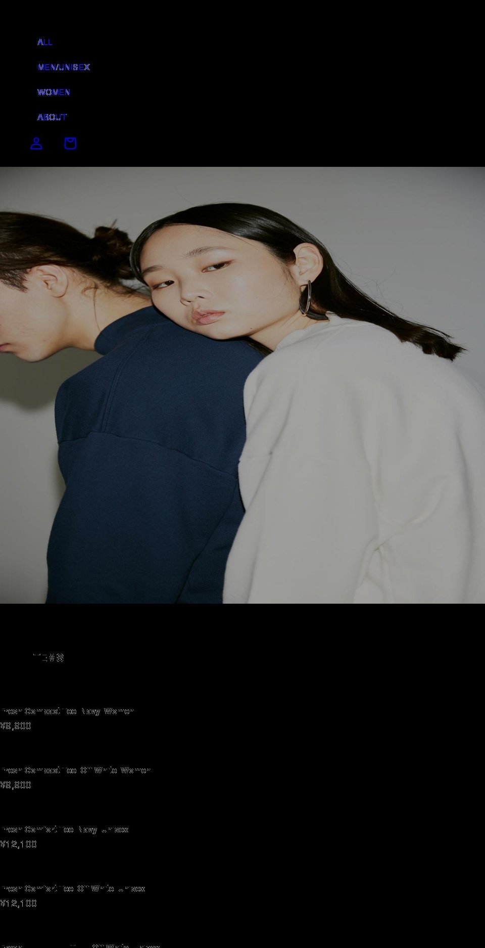 inthemood.tokyo shopify website screenshot