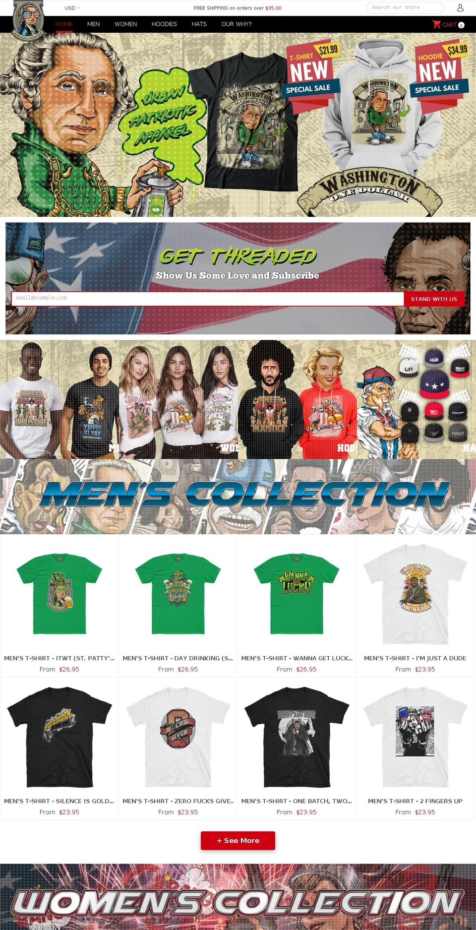 inthreadswetrust.com — Shopify storefront screenshot