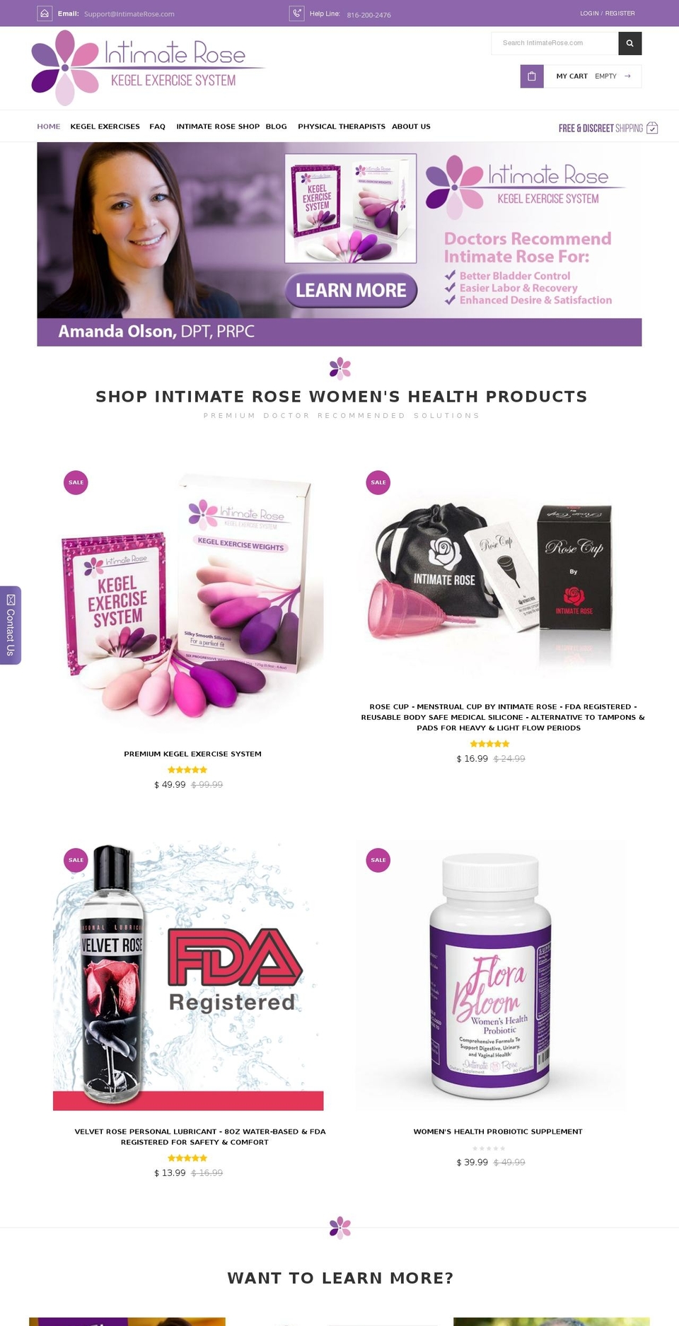 intimaterose.com shopify website screenshot