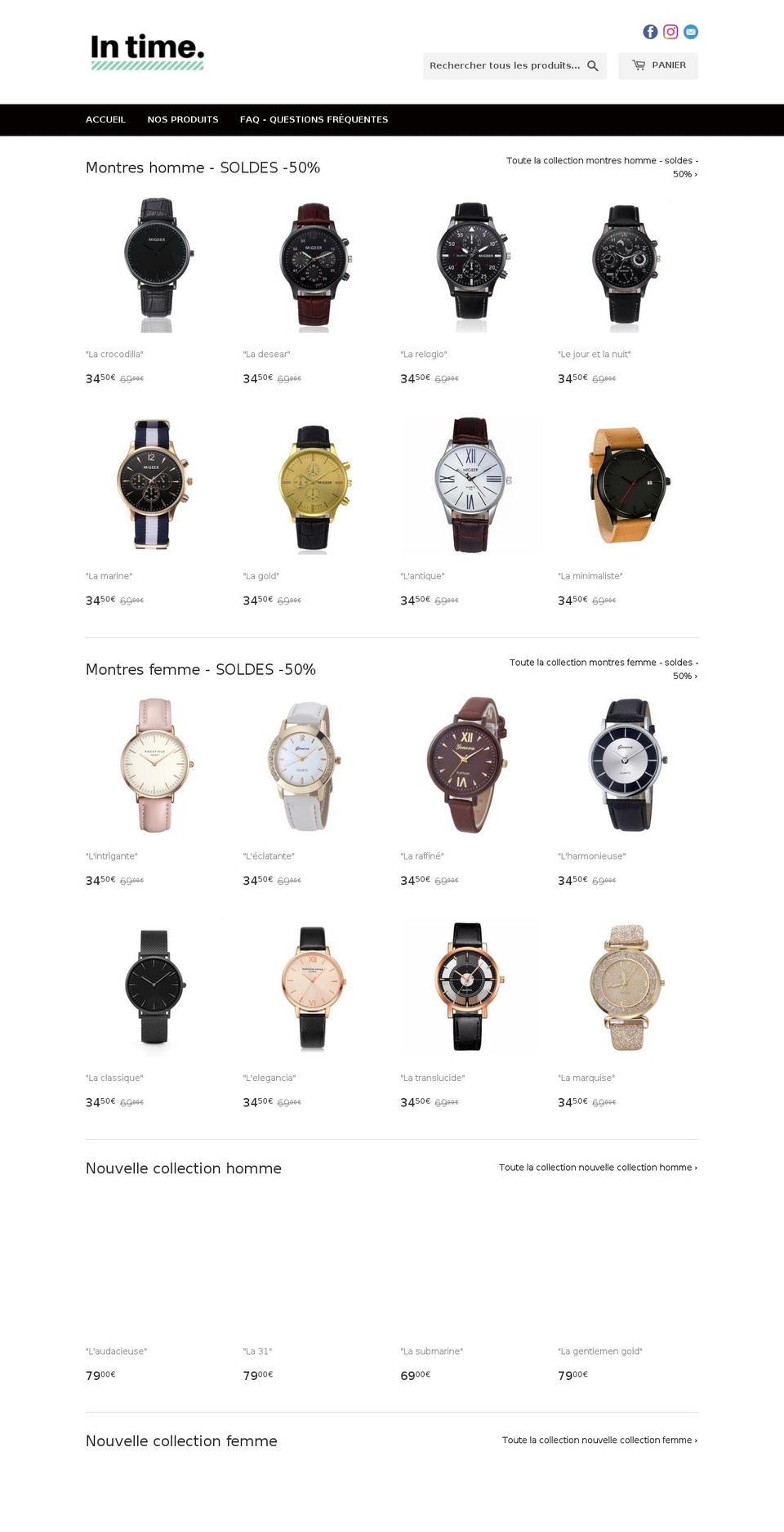 intimestyle.com — Shopify storefront screenshot