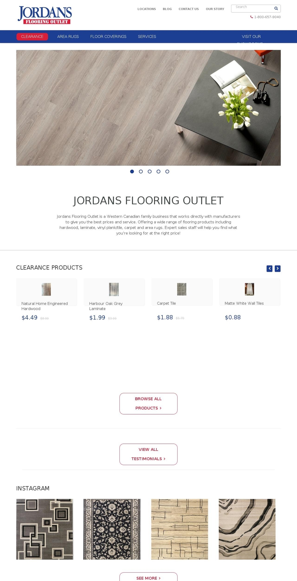 intlflooringliquidators.com shopify website screenshot