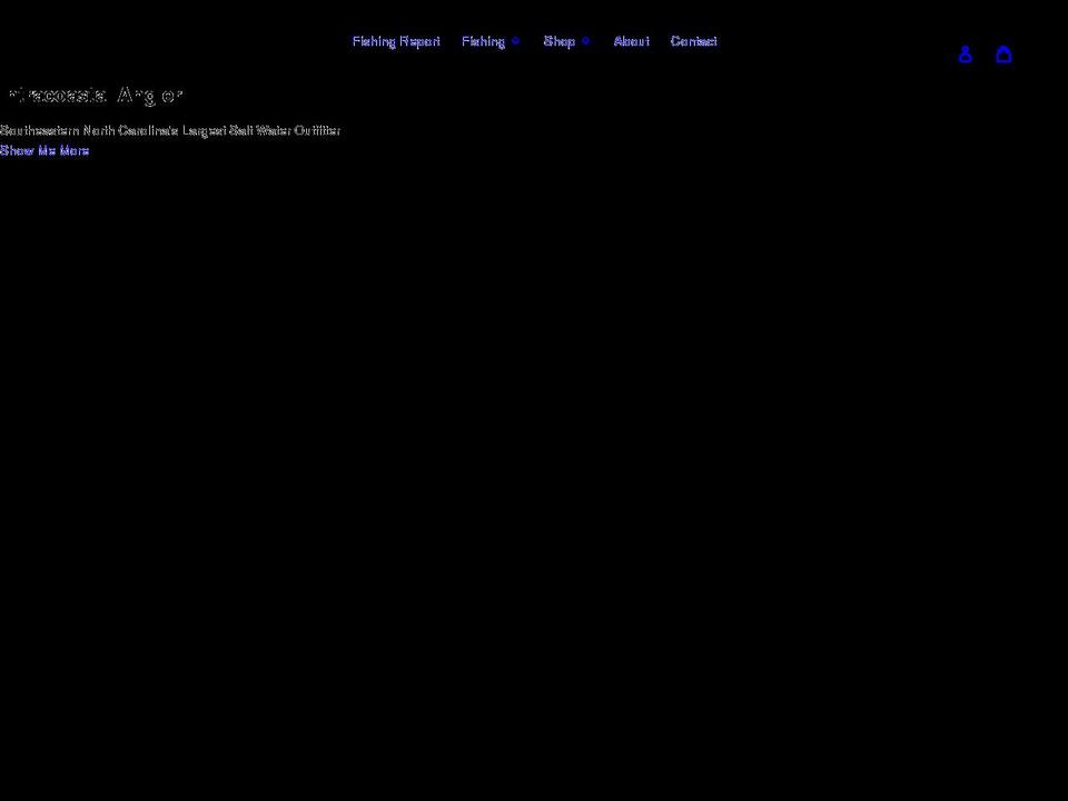 intracoastalangler.com shopify website screenshot