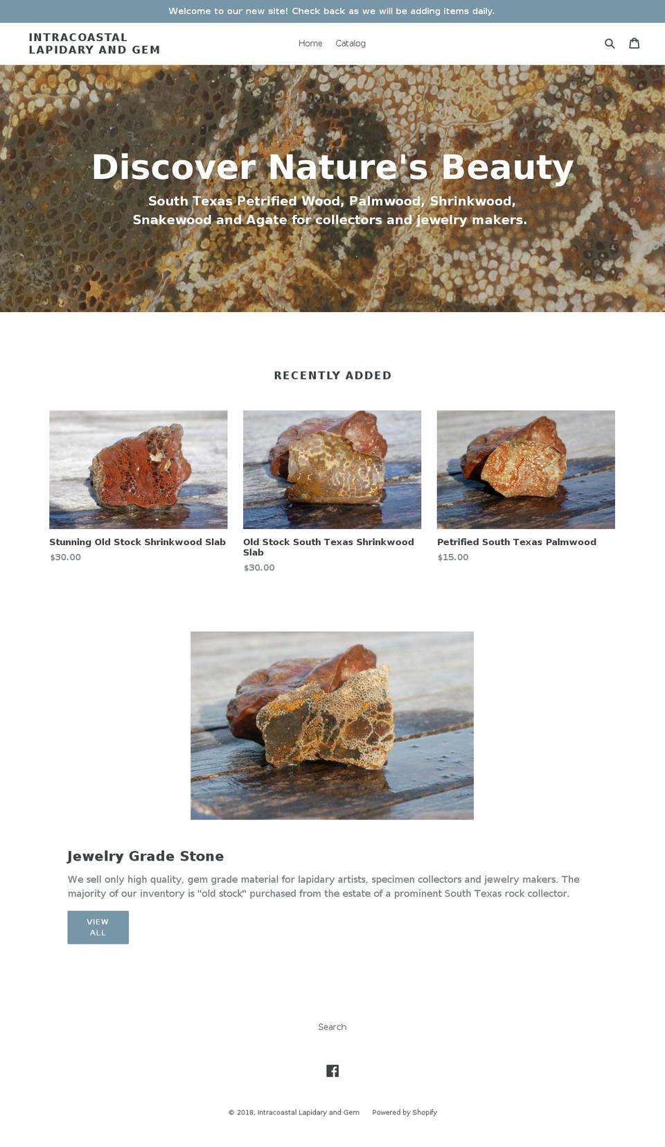 intracoastalgem.com — Shopify storefront screenshot