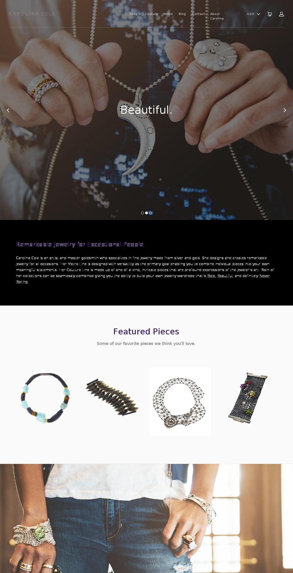 intricatejewelry.com — Shopify storefront screenshot