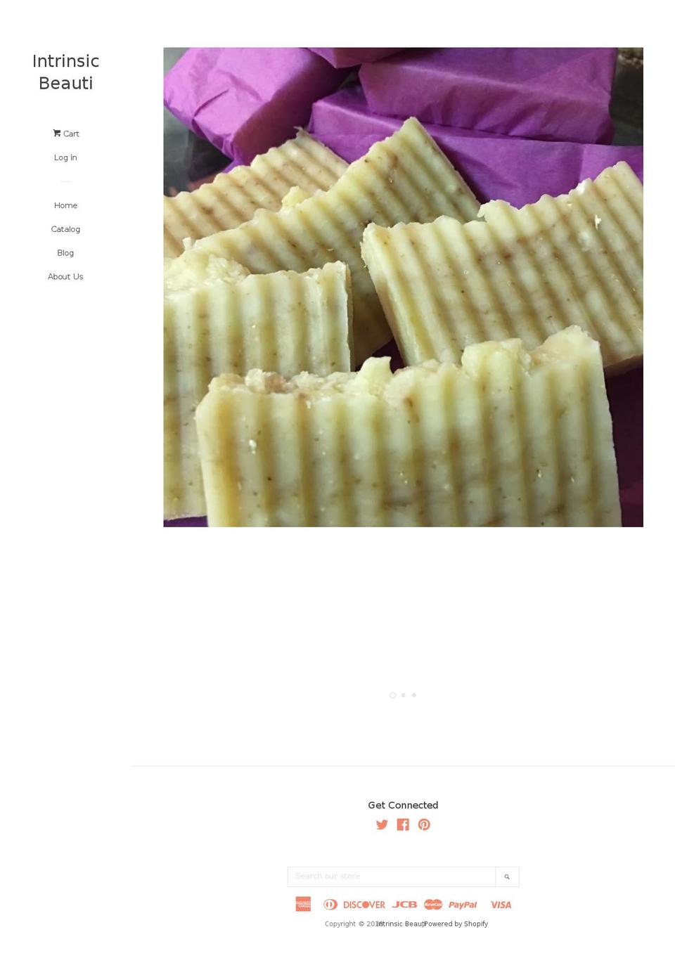 intrinsicbeauti.com — Shopify storefront screenshot