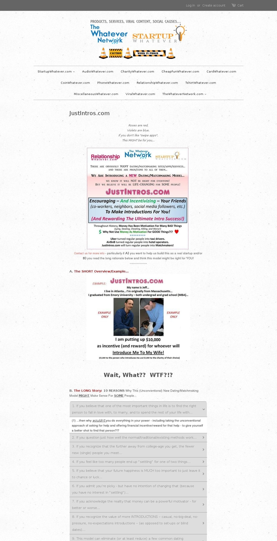 introducemetomypartner.com shopify website screenshot