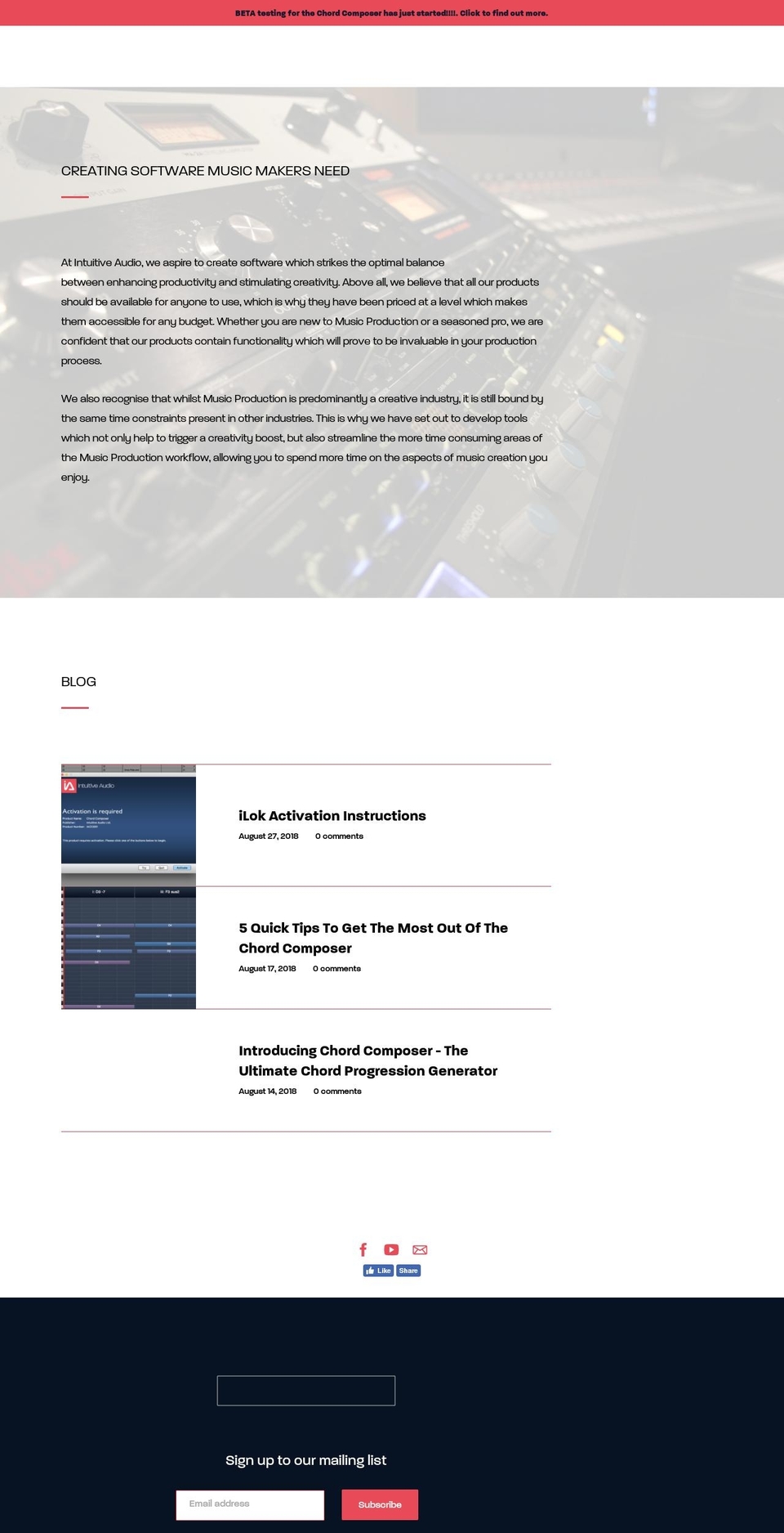 intuitive-audio.com — Shopify storefront screenshot
