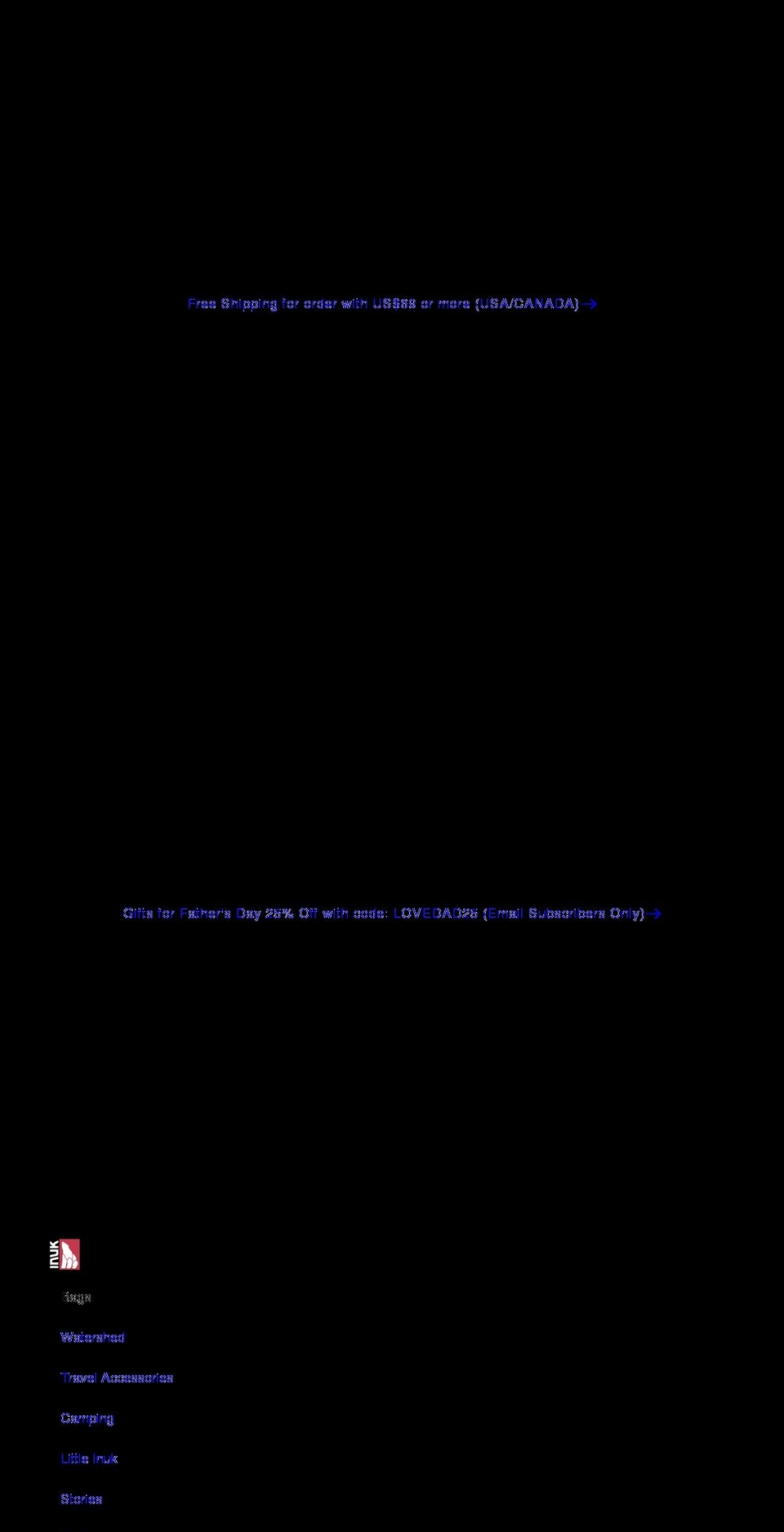 inukbag.com shopify website screenshot