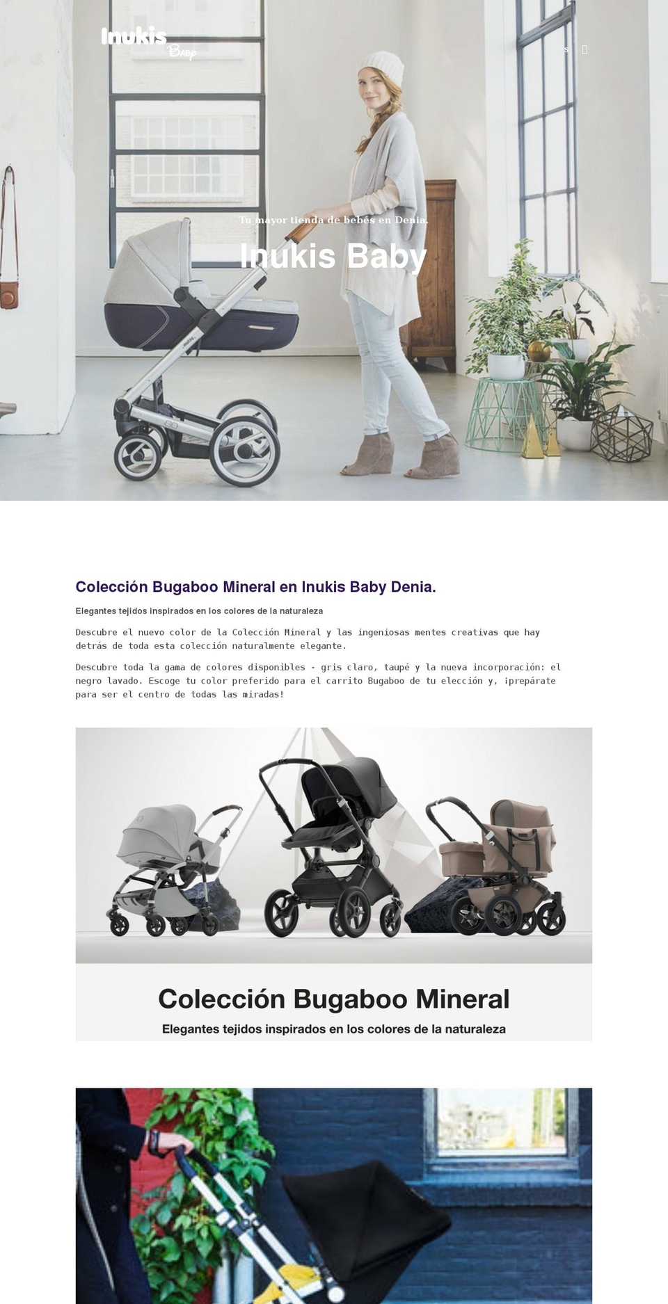 inukisbaby.com shopify website screenshot