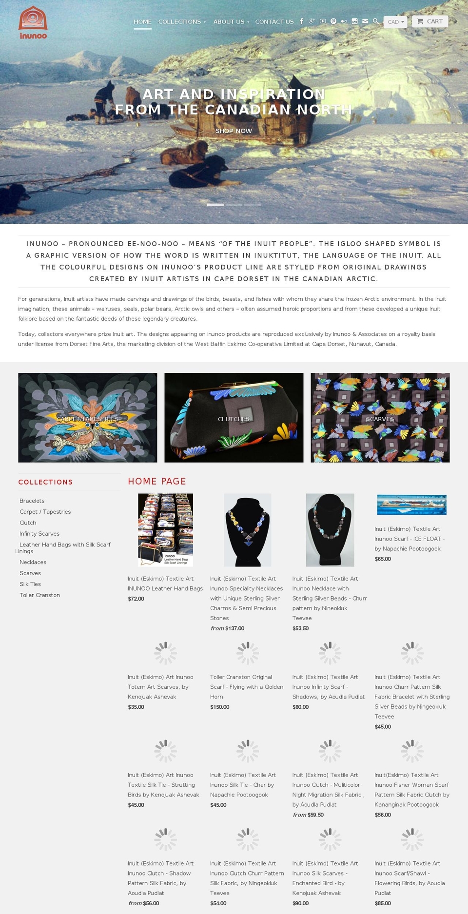 inunoo.com shopify website screenshot