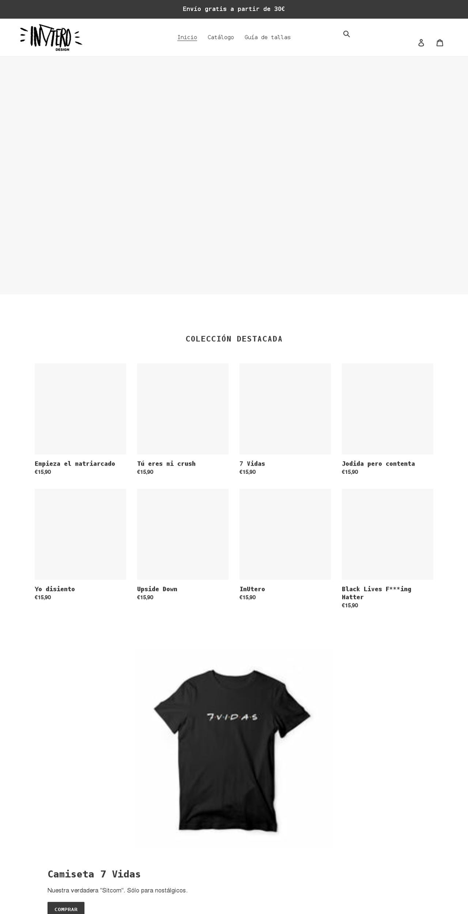 inuterodesign.com shopify website screenshot