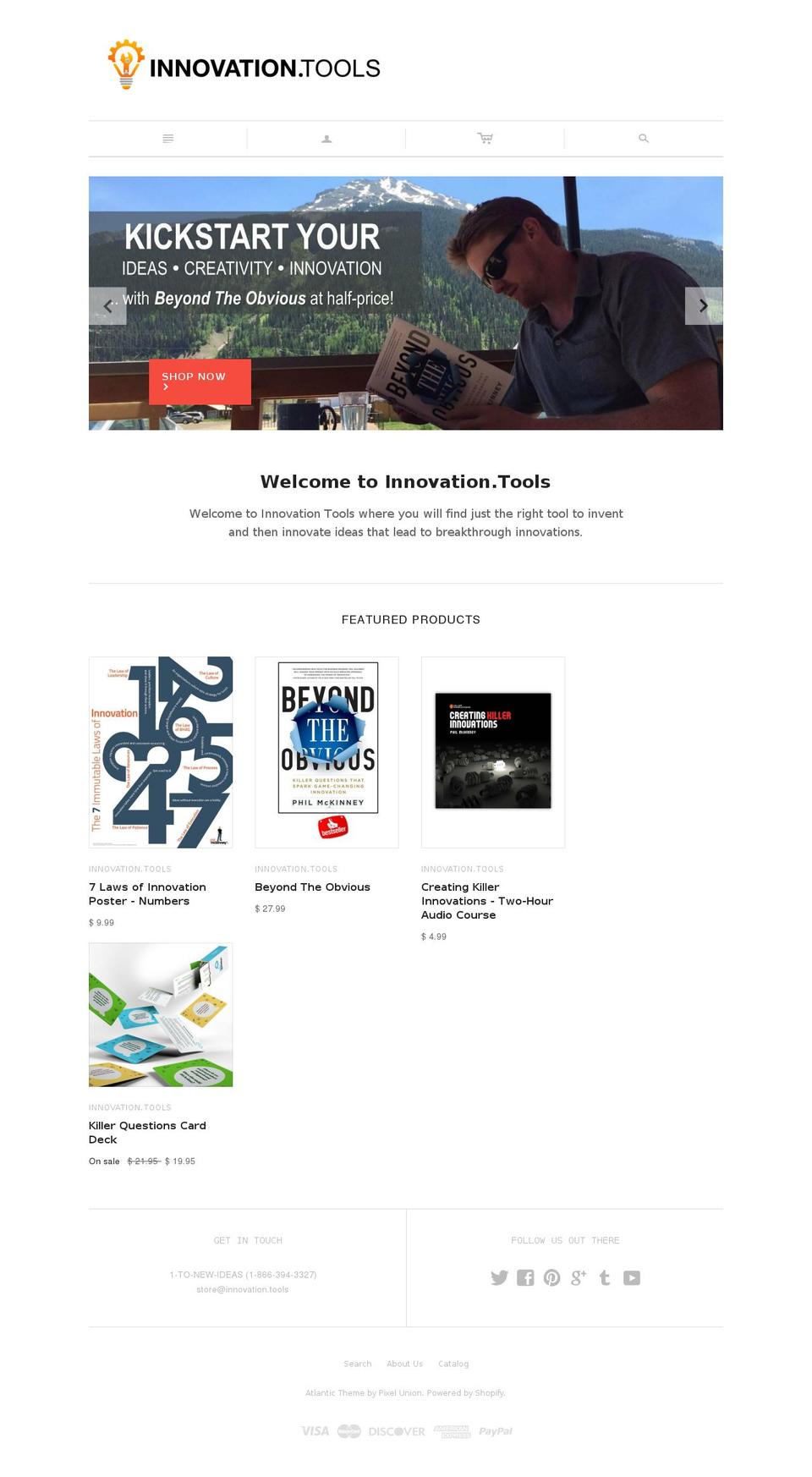 inventors.supplies shopify website screenshot