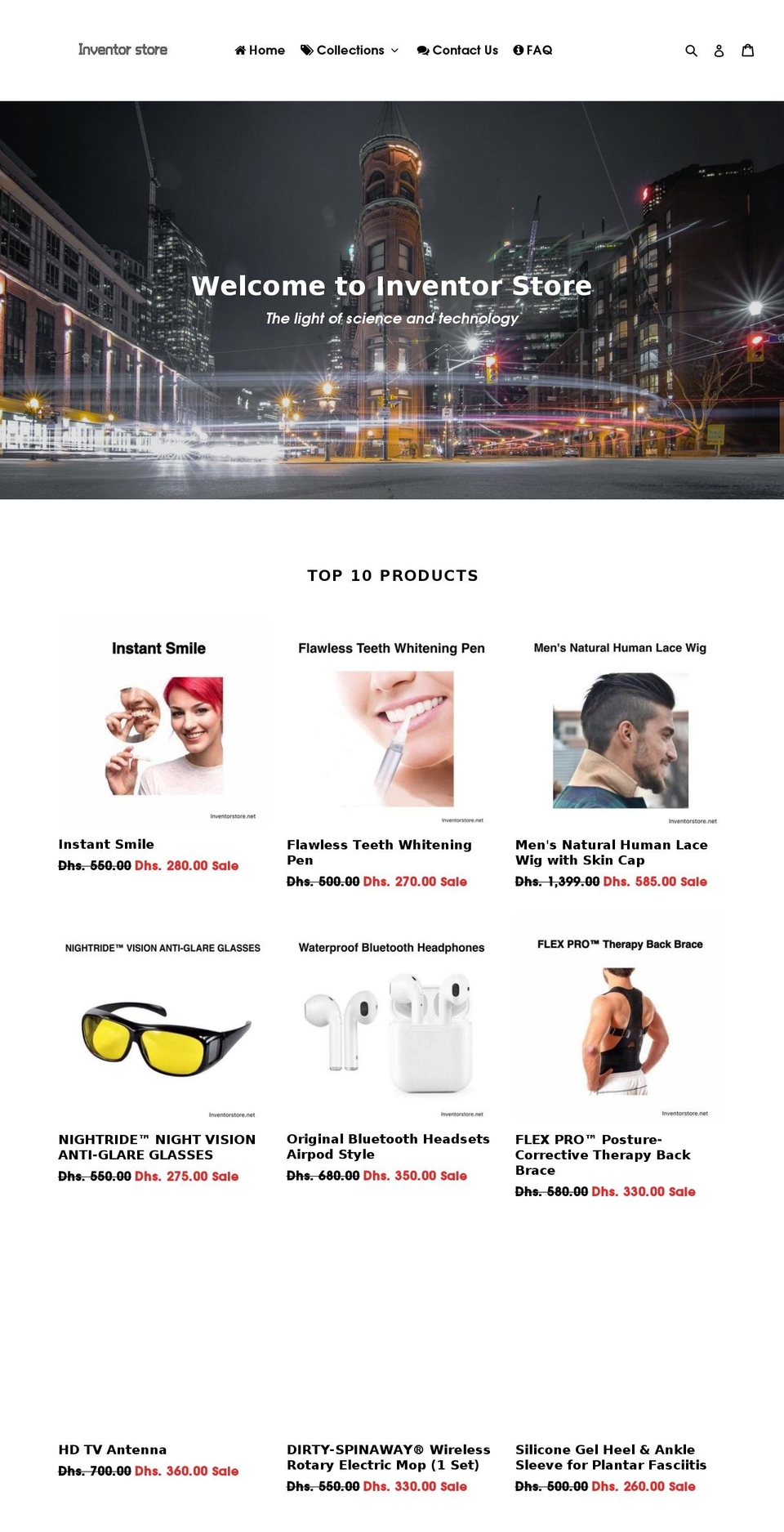 inventorstore.net shopify website screenshot