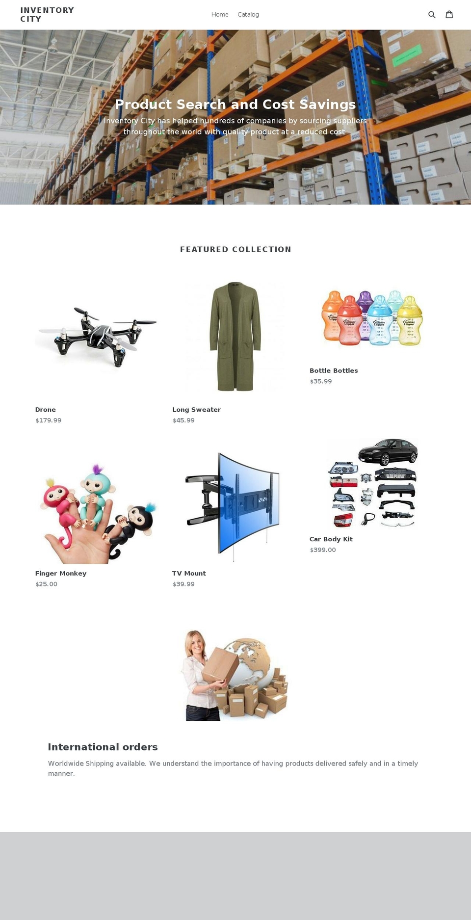 inventorycity.com — Shopify storefront screenshot