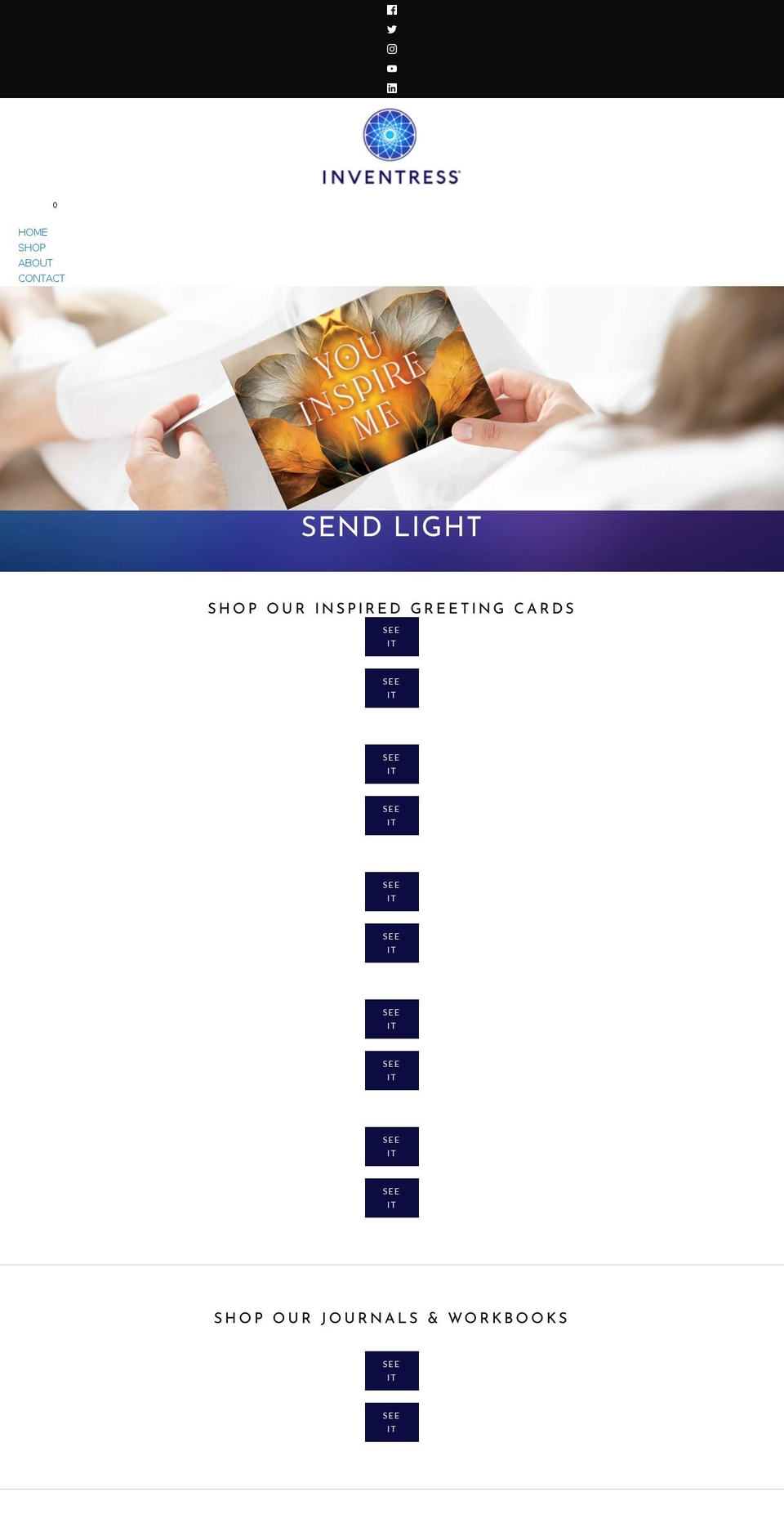 inventress.com shopify website screenshot