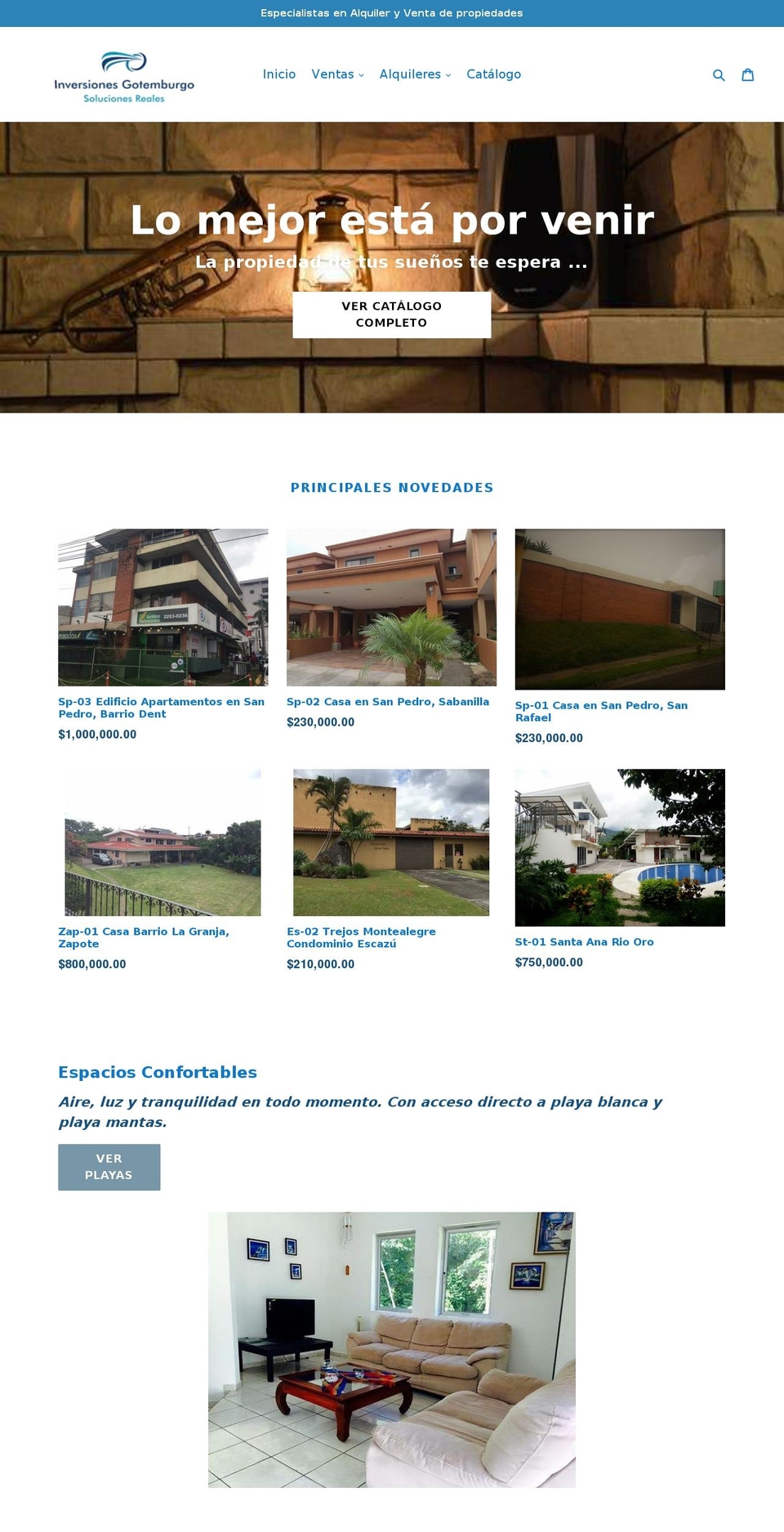 invercr.com — Shopify storefront screenshot