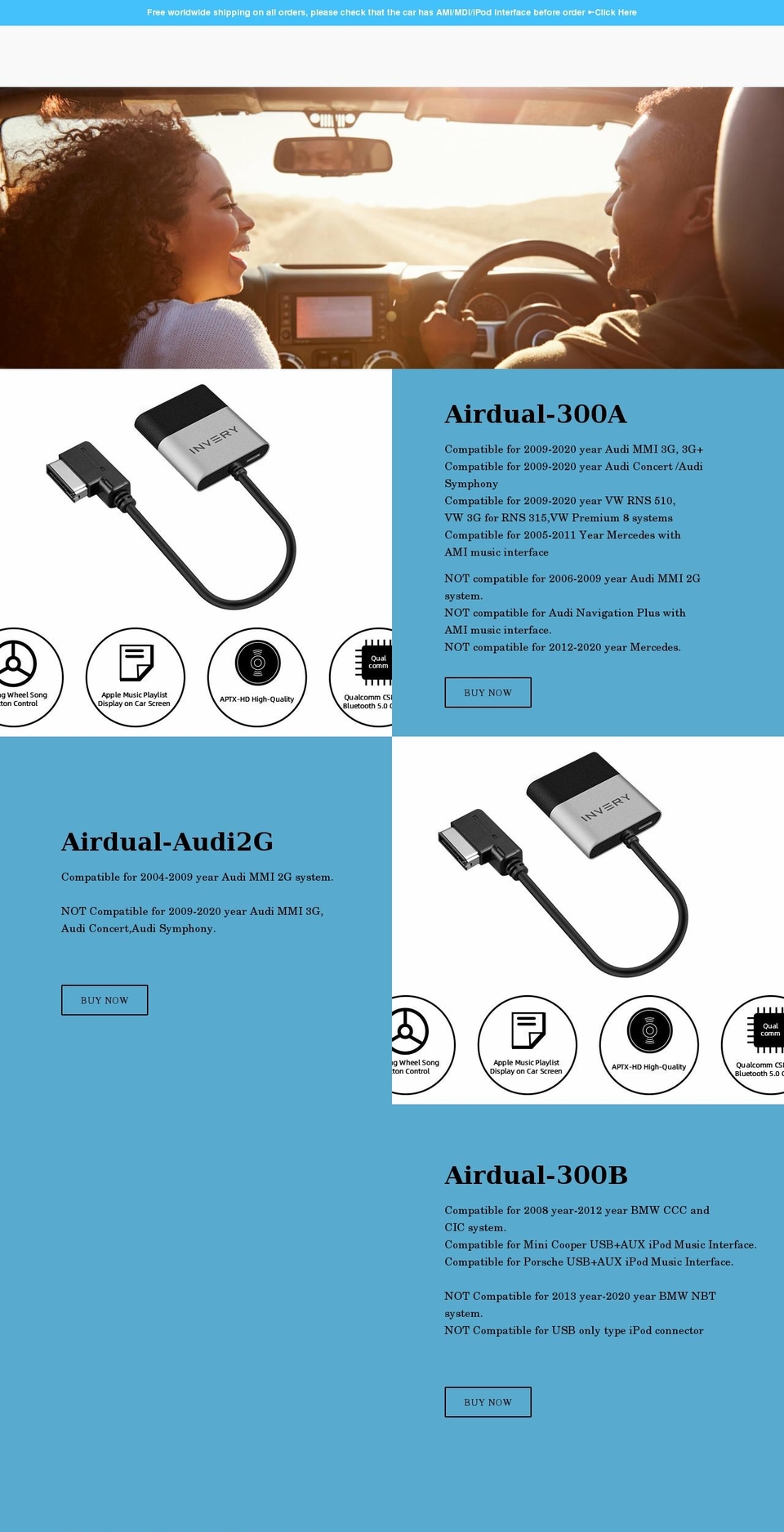 invery.com shopify website screenshot