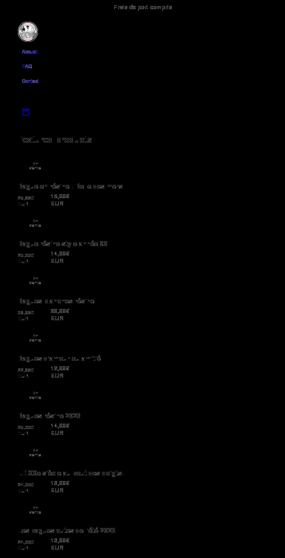 invidiaboutique.com — Shopify storefront screenshot