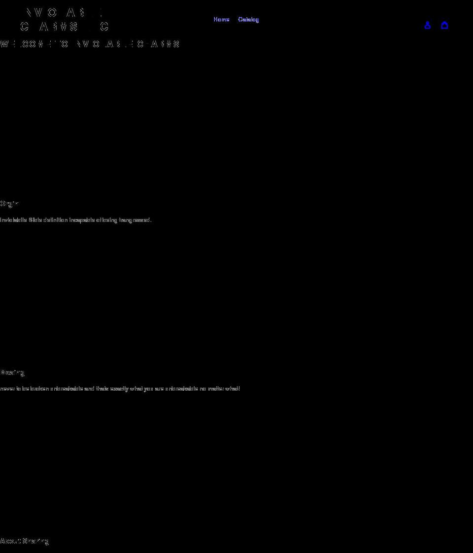 inviolablecharmsllc.com shopify website screenshot