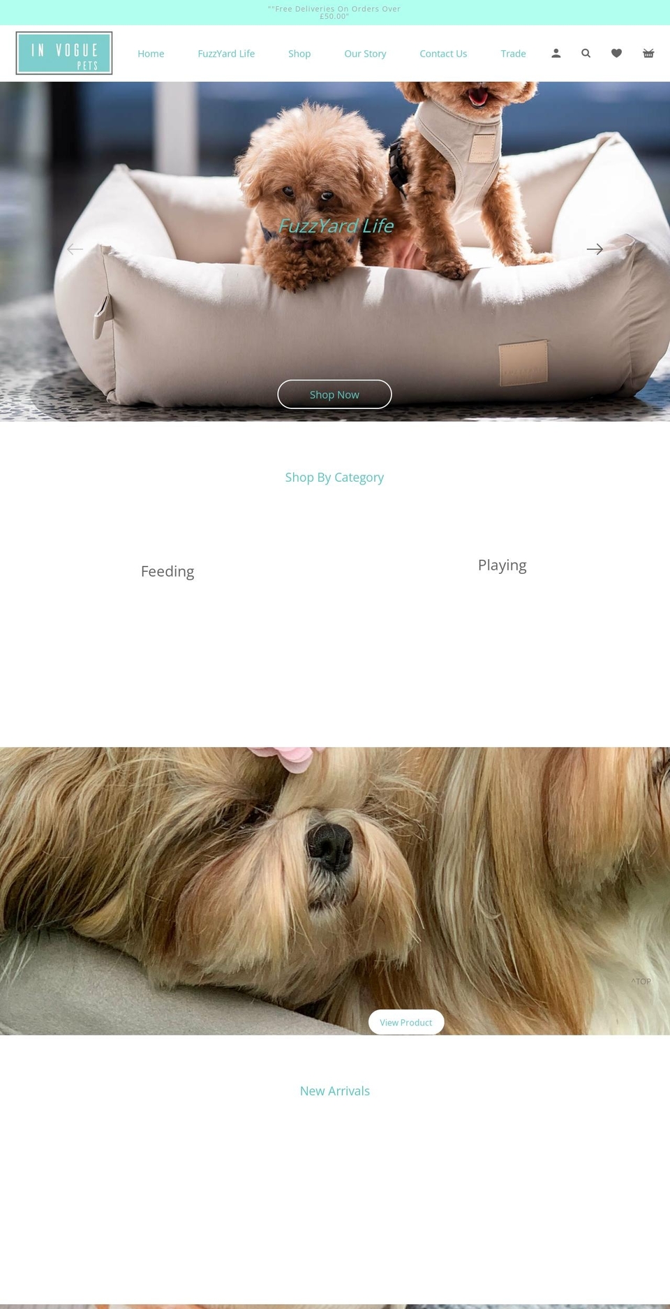 LIVE-MATT-DO-NOT-MODIFY Shopify theme site example invoguepets.co.uk