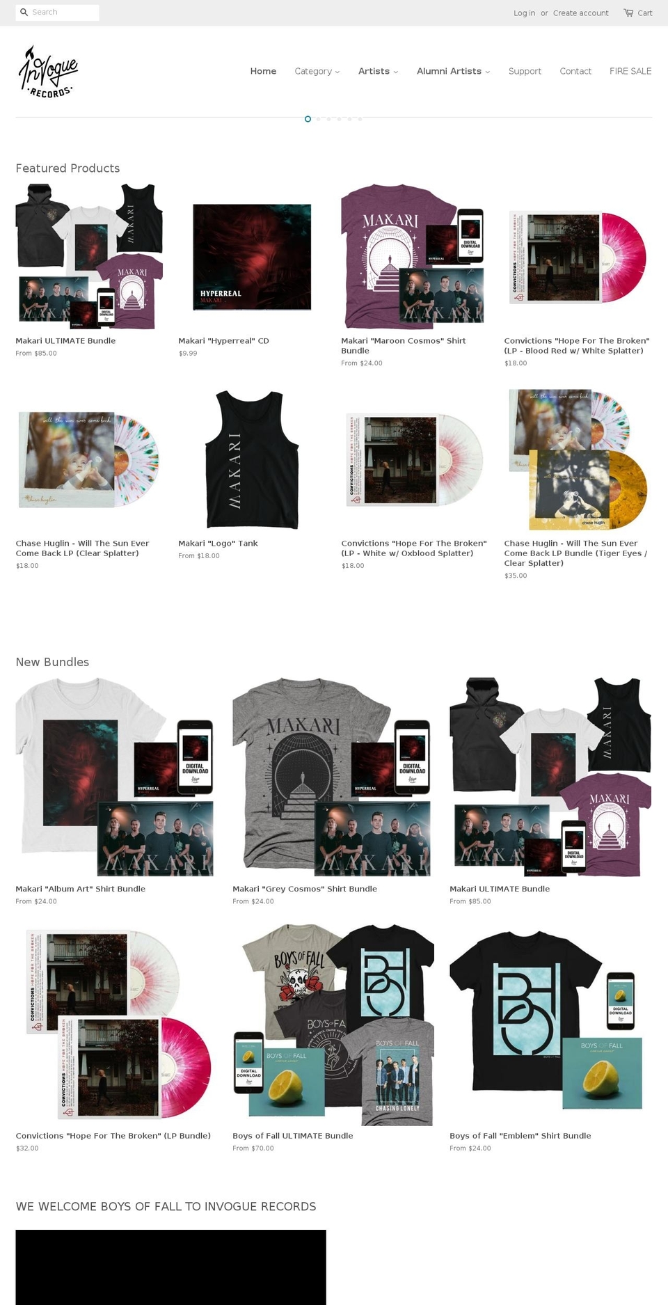 invoguestore.com — Shopify storefront screenshot