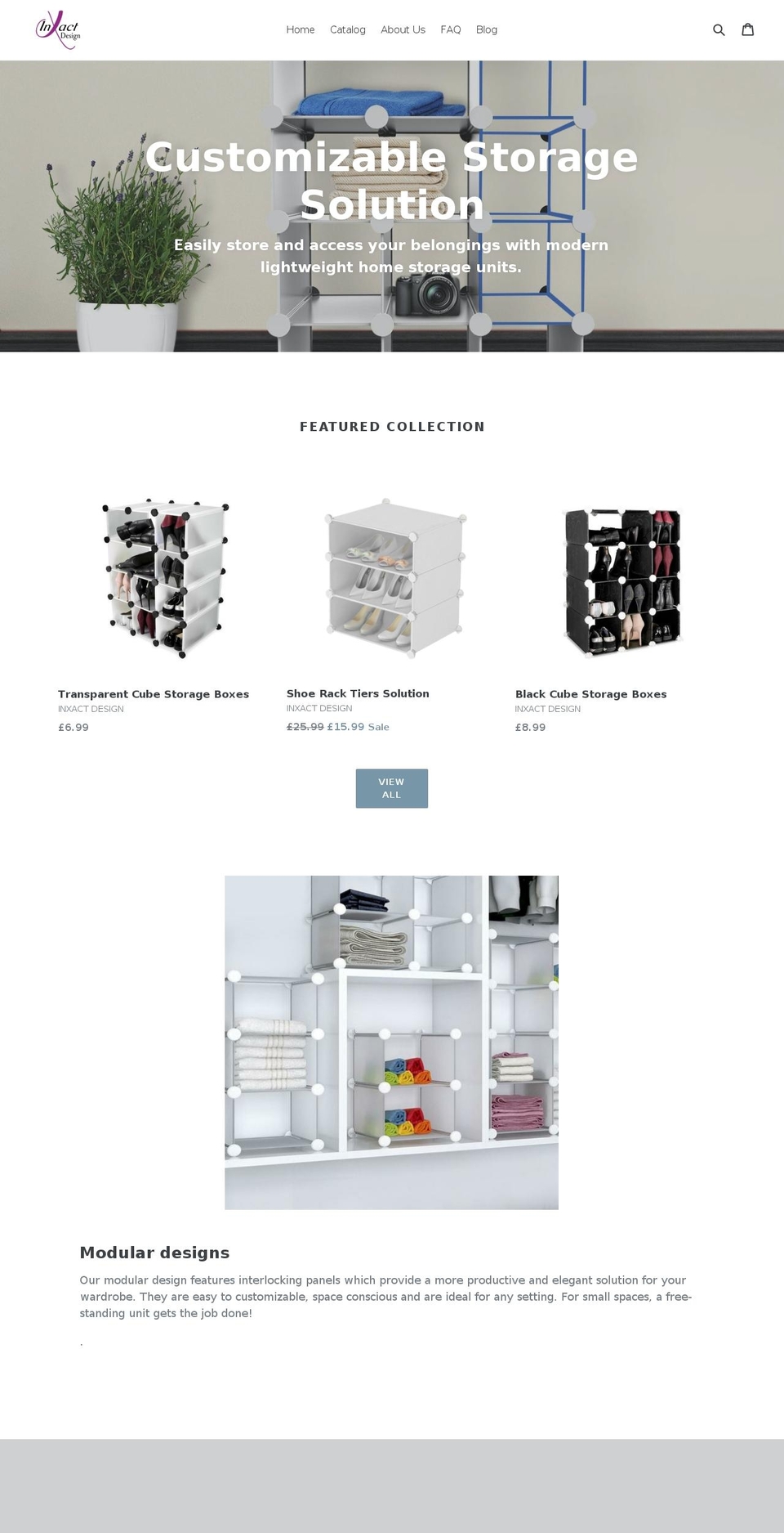 inxact.com — Shopify storefront screenshot