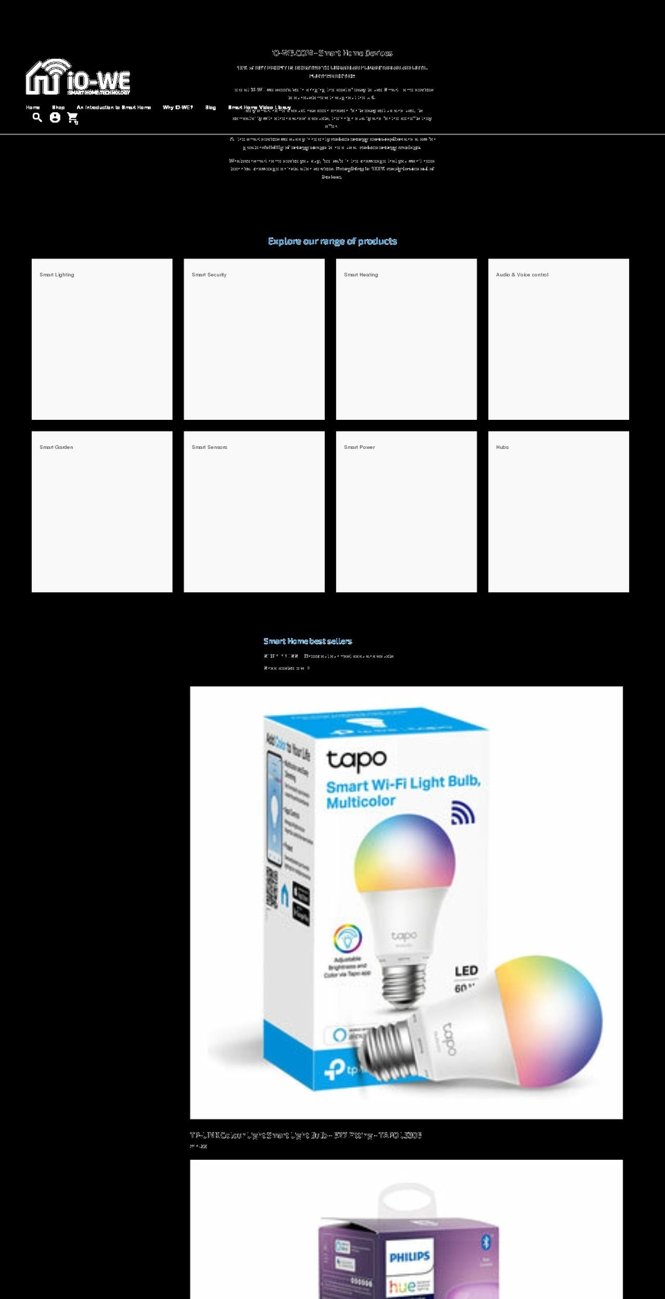 io-we.com shopify website screenshot