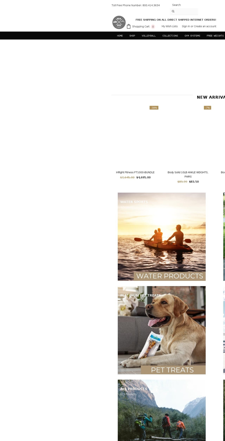 ioadventure.com shopify website screenshot